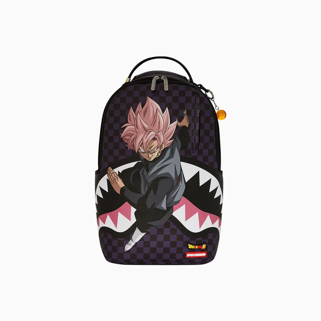 dragon ball z backpack louis vuitton Sprayground DBZ Super Saiyan Rose Goku Black Purple Dlxsv Backpack