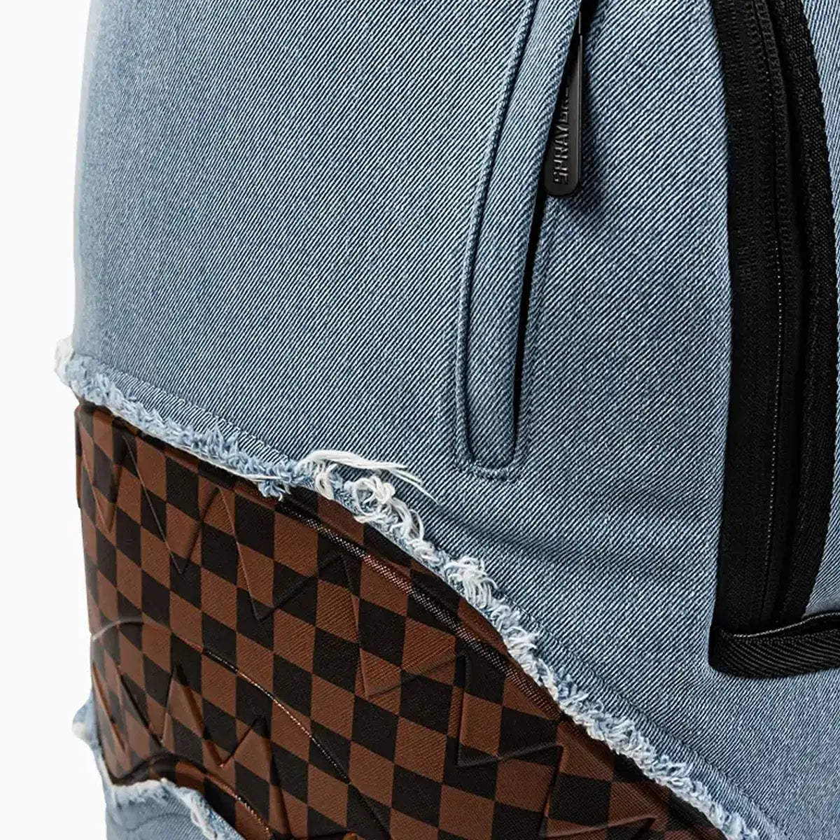 Sprayground 存在感抜群 ユニセックス Shark Denim バックパック Sprayground Denim Shark Bite Dlxsv Backpack