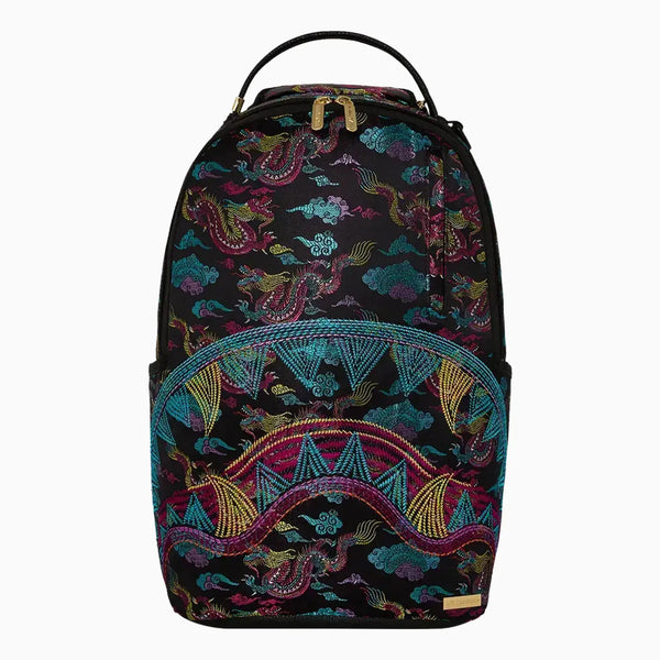 Sprayground Embroidered Dragons DLX Backpack display picture 2