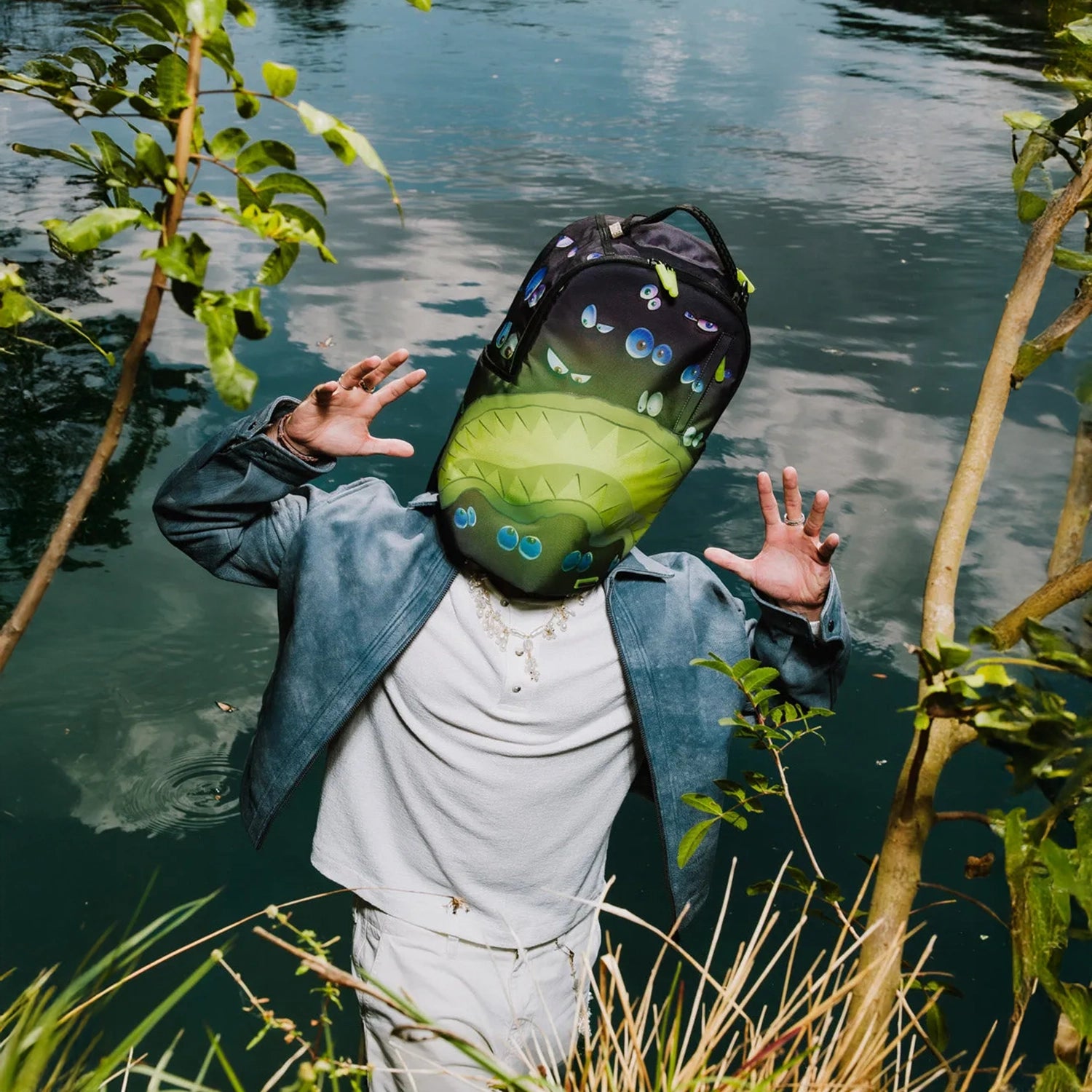 Eyes On You Glow In The Dark Effect Dlxr Backpack
