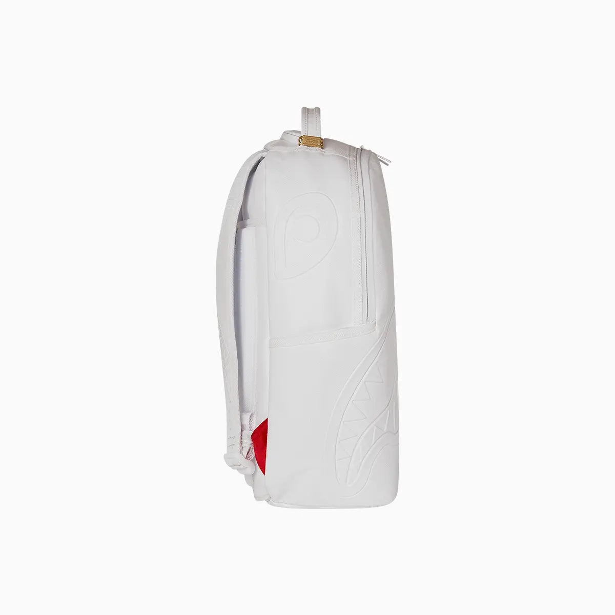 Sprayground Gold Brick Luxe White Backpack