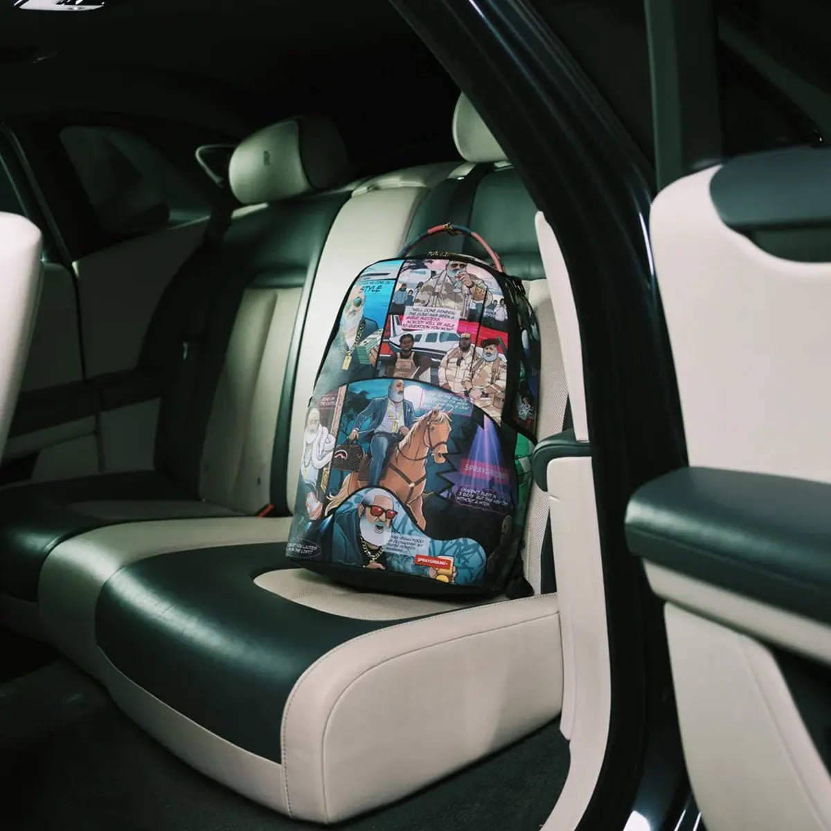 James First Class Comic Backpack Sprayground - Tops and Bottoms USA