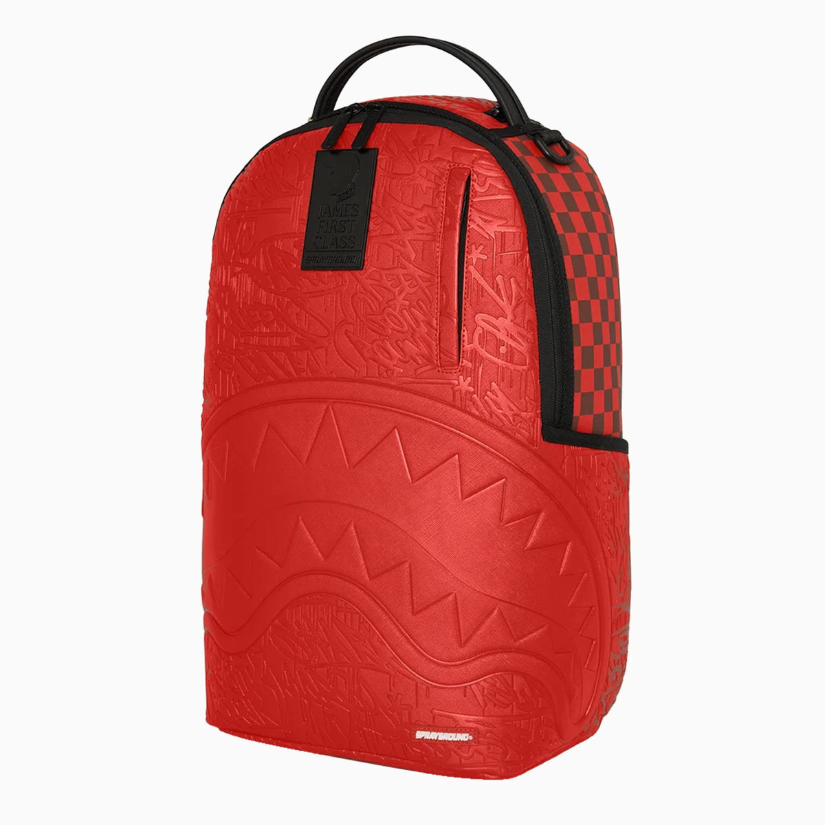 James First Class Red Backpack Sprayground - Tops and Bottoms USA