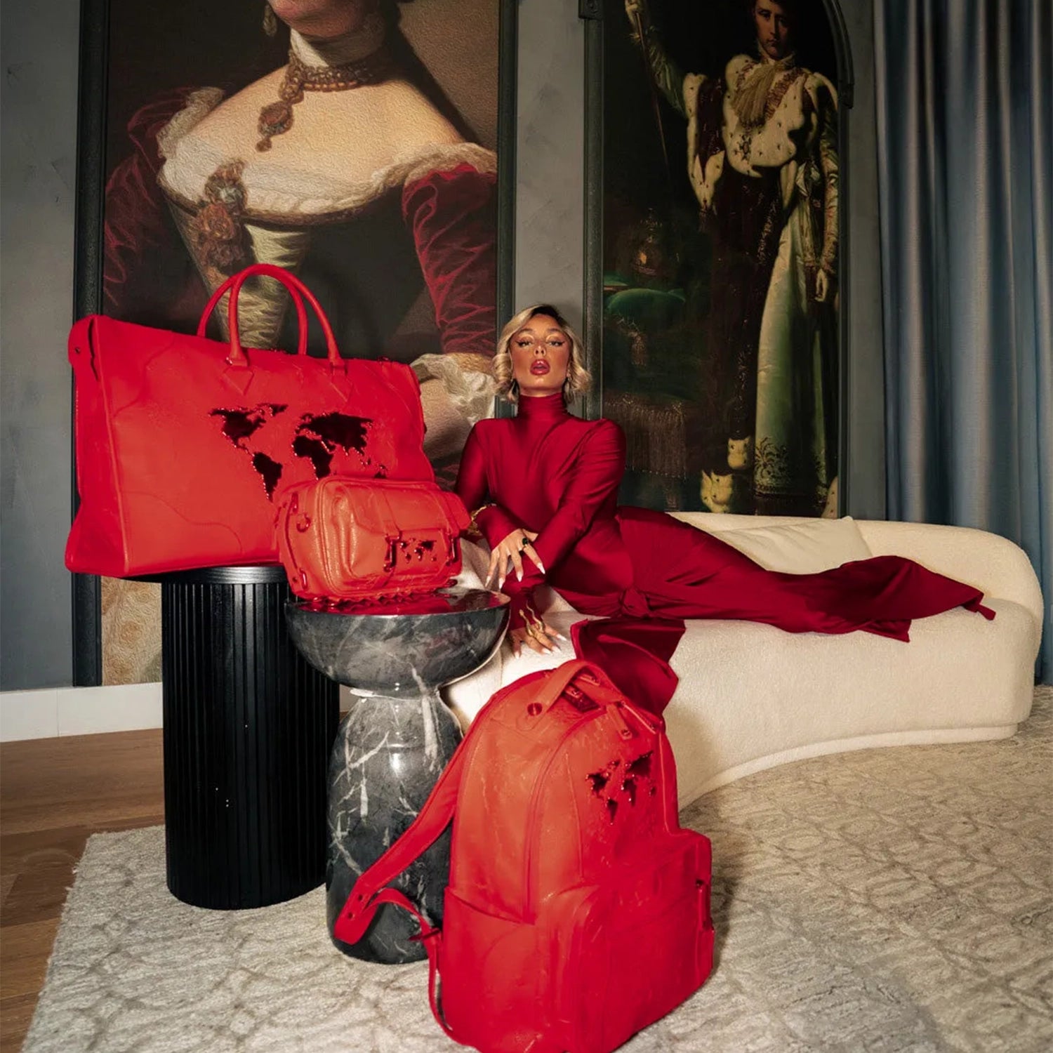 James Global Red Chateau Backpack