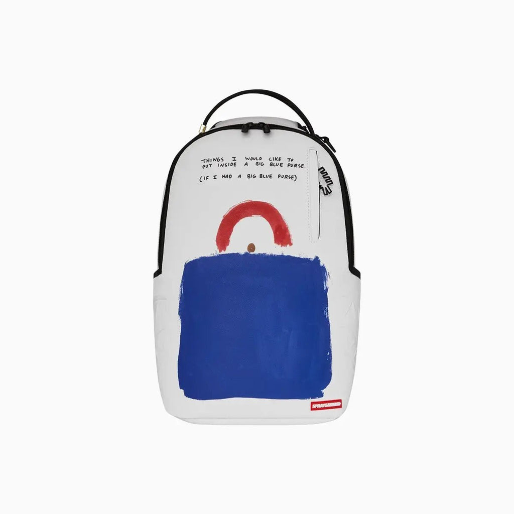 keith haring mini backpack Sprayground Embossed Shark Handbag Print St. Croix Legend Black Color:Dark Pine Knife Edge