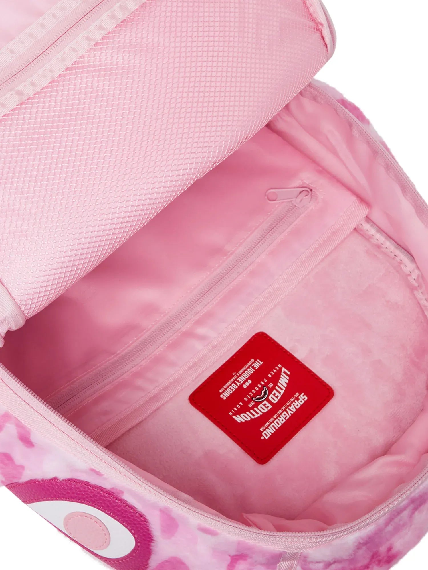 Pink Camo Faux Fur DLXSV Backpack