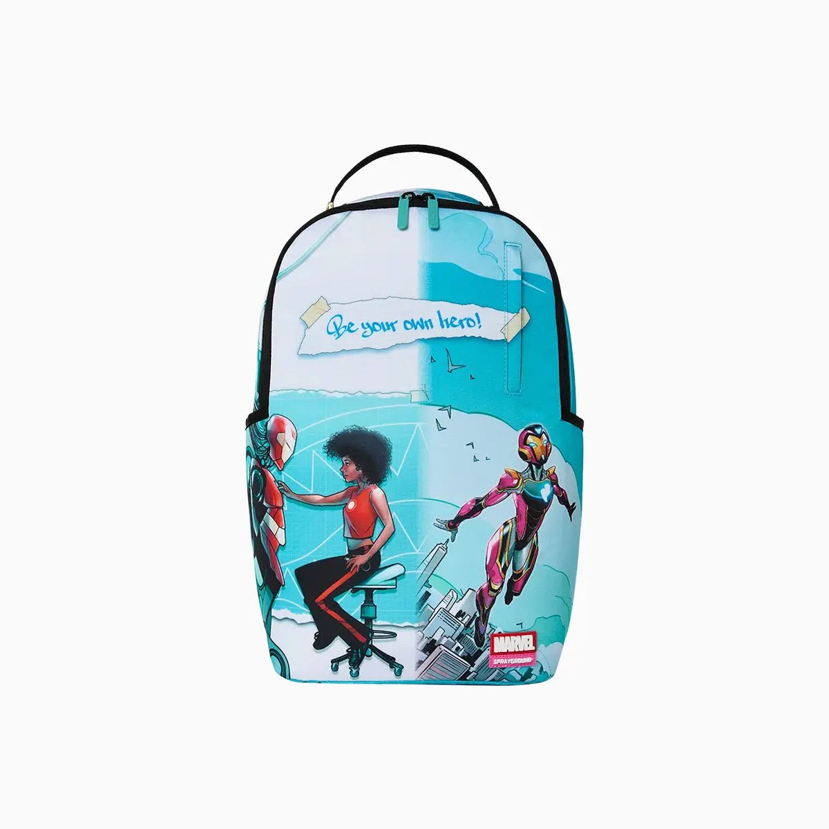 Marvel Iron Heart Be Your Own Hero Backpack Sprayground - Tops and Bottoms USA