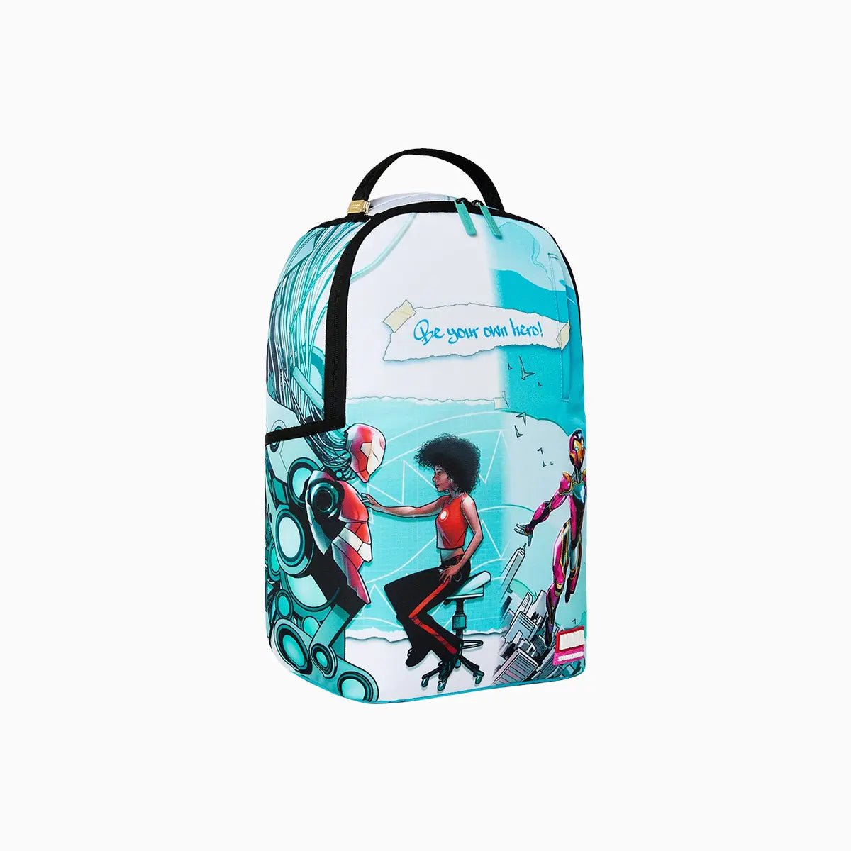 Marvel Iron Heart Be Your Own Hero Backpack Sprayground - Tops and Bottoms USA