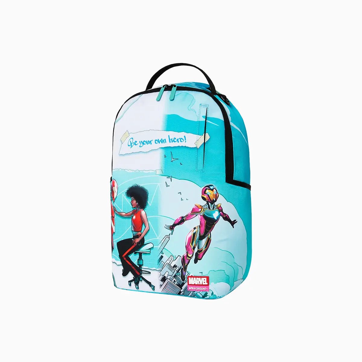 Marvel Iron Heart Be Your Own Hero Backpack Sprayground - Tops and Bottoms USA
