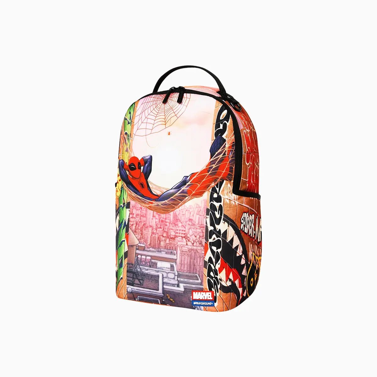 Marvel Spiderman Web Hammock Backpack Sprayground - Tops and Bottoms USA
