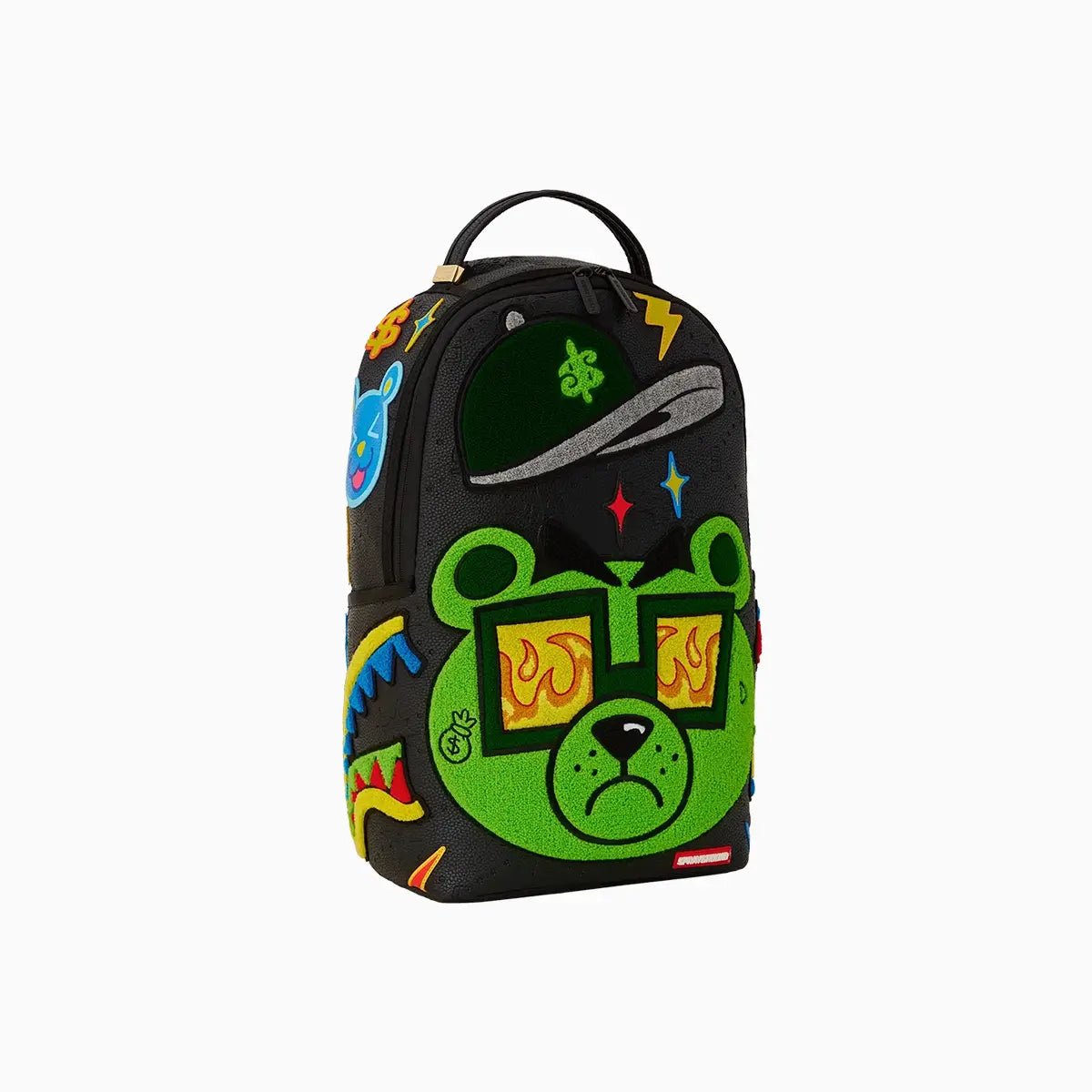 sprayground-money-bear-mind-over-matter-dlxsv-backpack-b5705-blkgrn