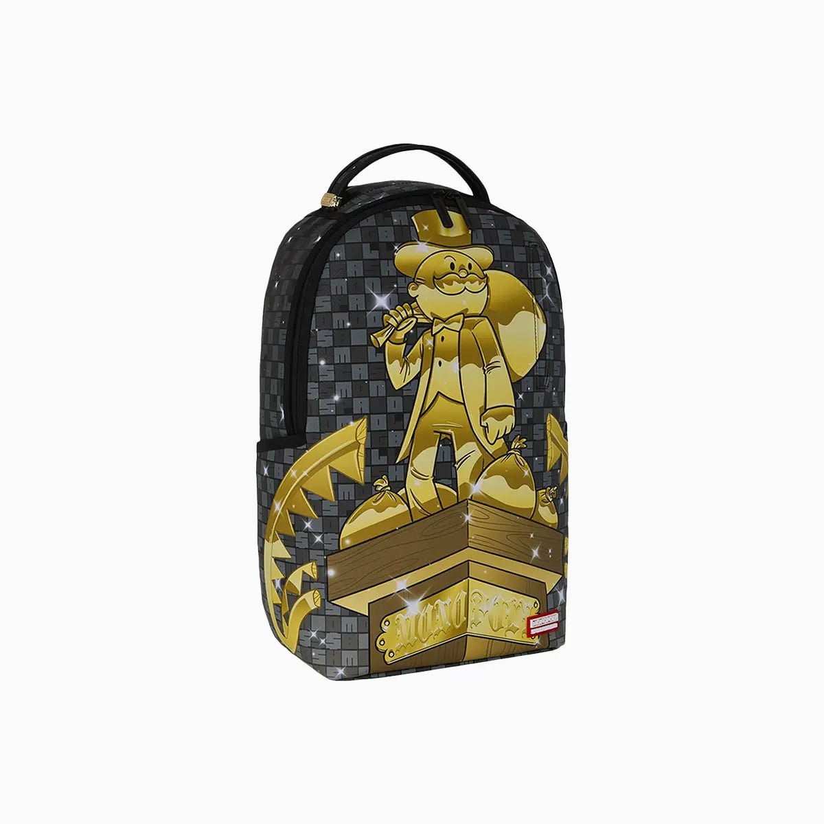 Monopoly Statue Backpack Sprayground - Tops and Bottoms USA
