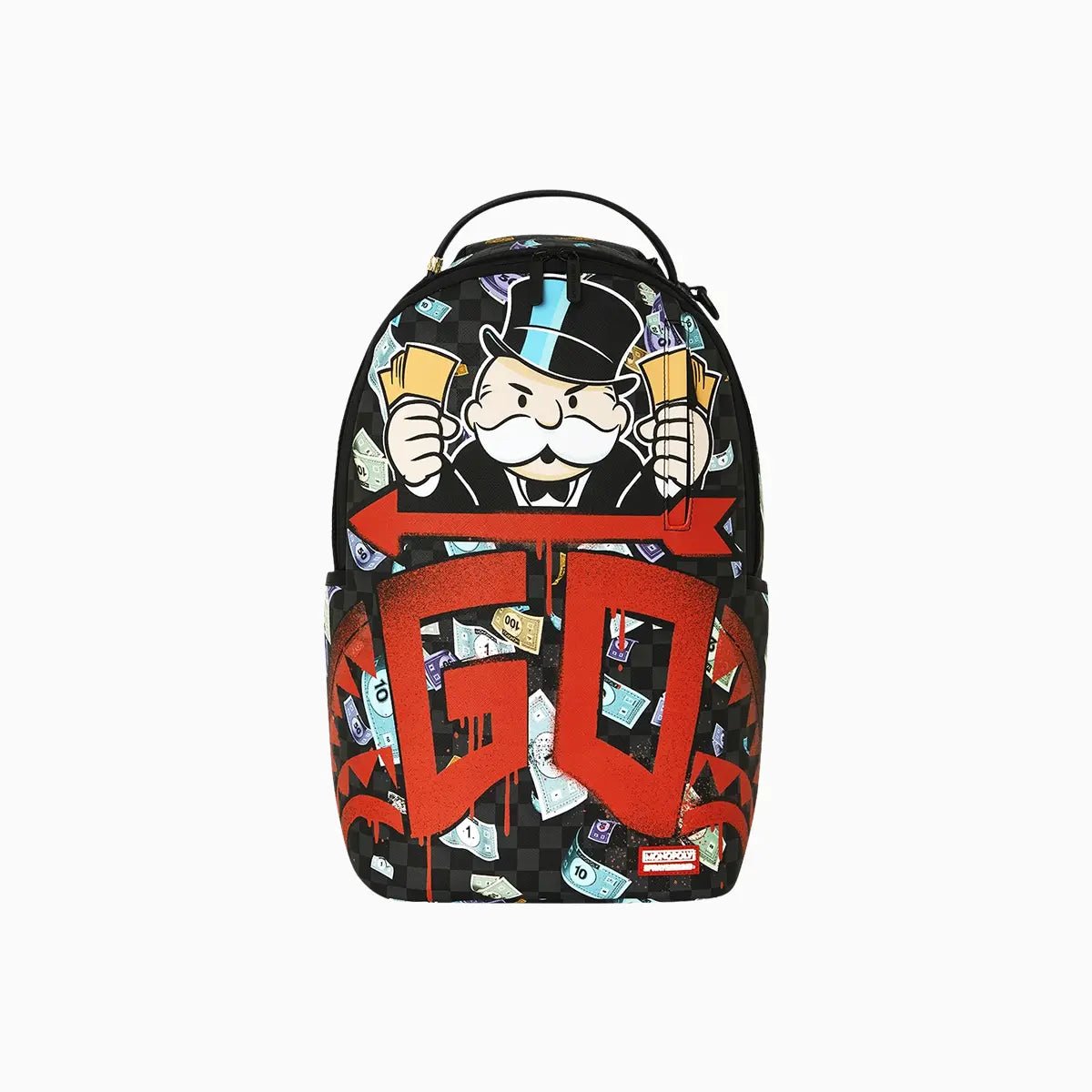 Monopoly Time To Go Backpack Sprayground - Tops and Bottoms USA