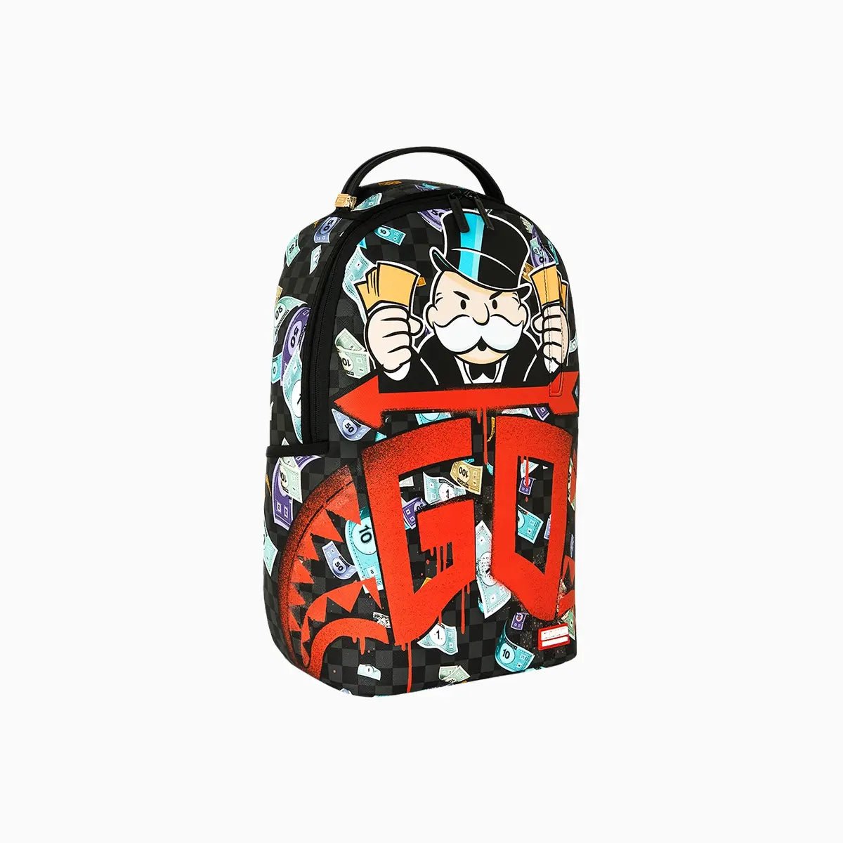 Monopoly Time To Go Backpack Sprayground - Tops and Bottoms USA