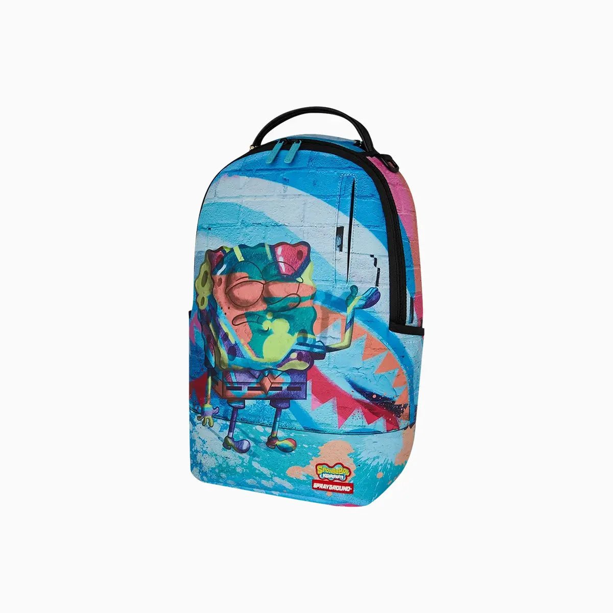 Painted Spongebob Backpack Sprayground - Tops and Bottoms USA