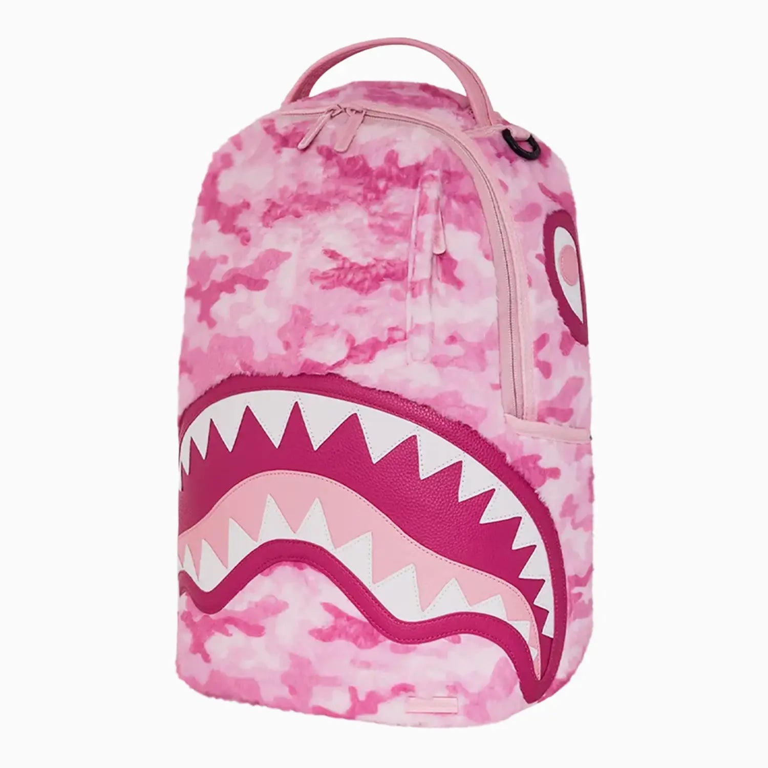 Pink Camo Faux Fur DLXSV Backpack