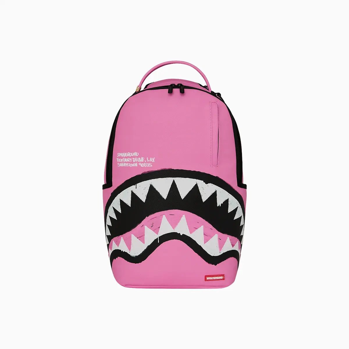 Pink Shark Central Palace Backpack Sprayground - Tops and Bottoms USA