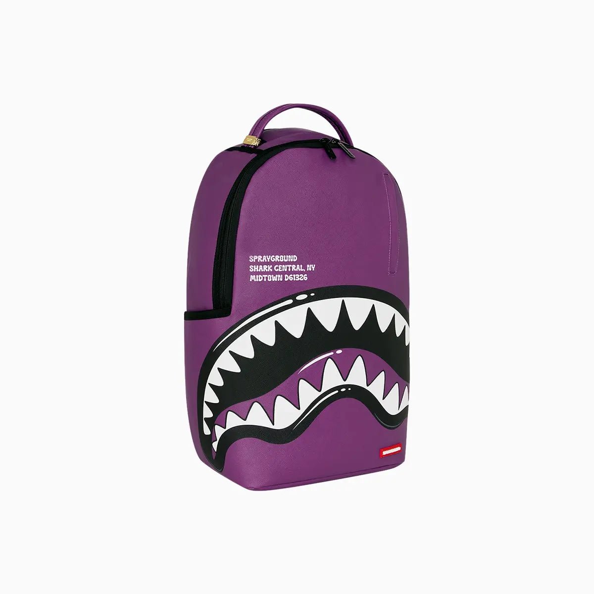 Shark Central Bubble Shark Purple Backpack Sprayground - Tops and Bottoms USA