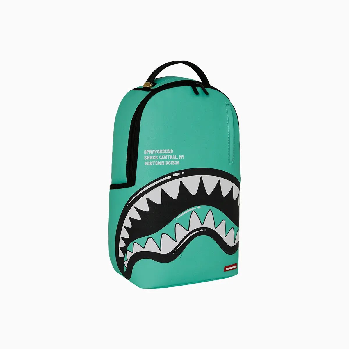 Shark Central Bubble Shark Turq Backpack Sprayground - Tops and Bottoms USA