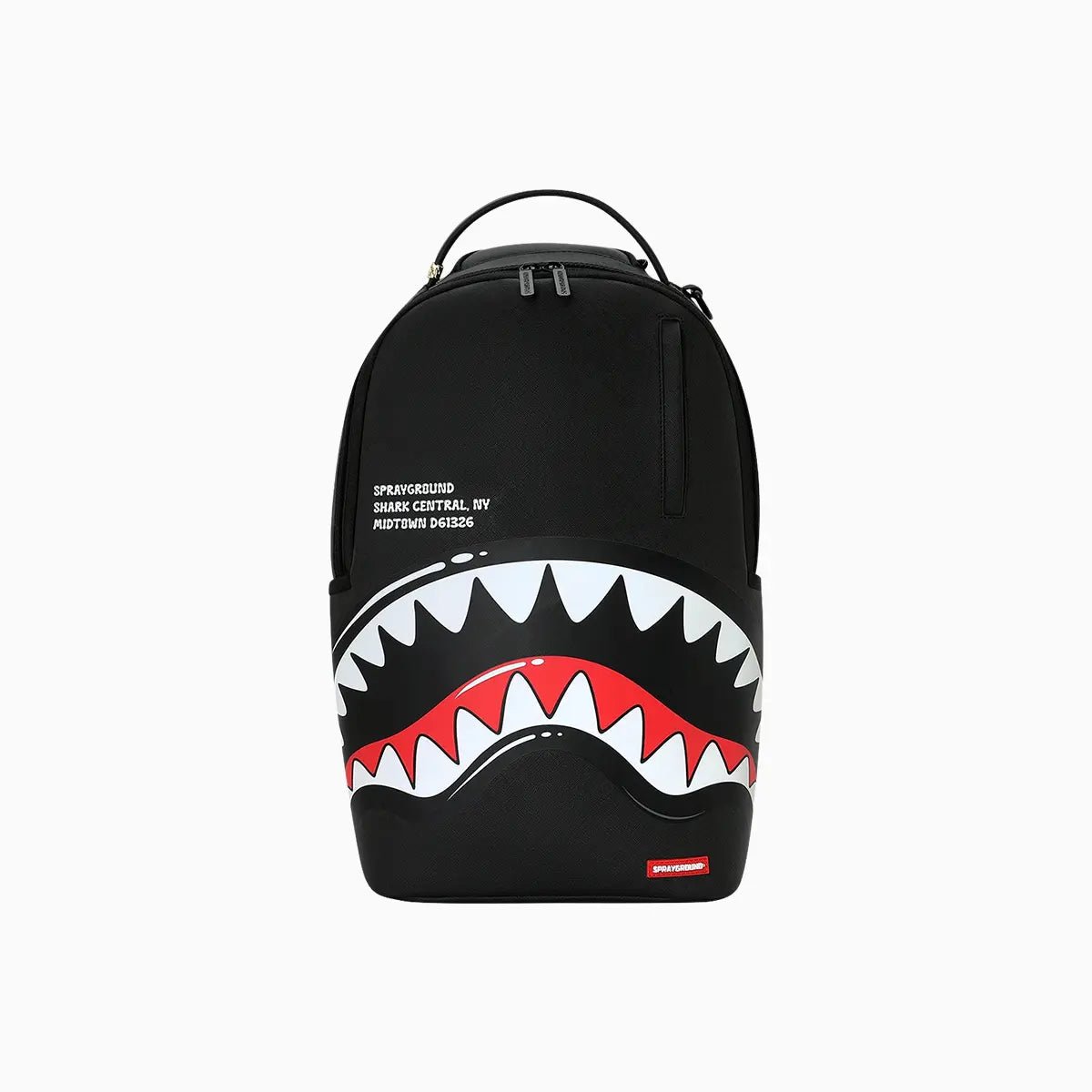 Shark Central Bubbly Black Backpack Sprayground - Tops and Bottoms USA