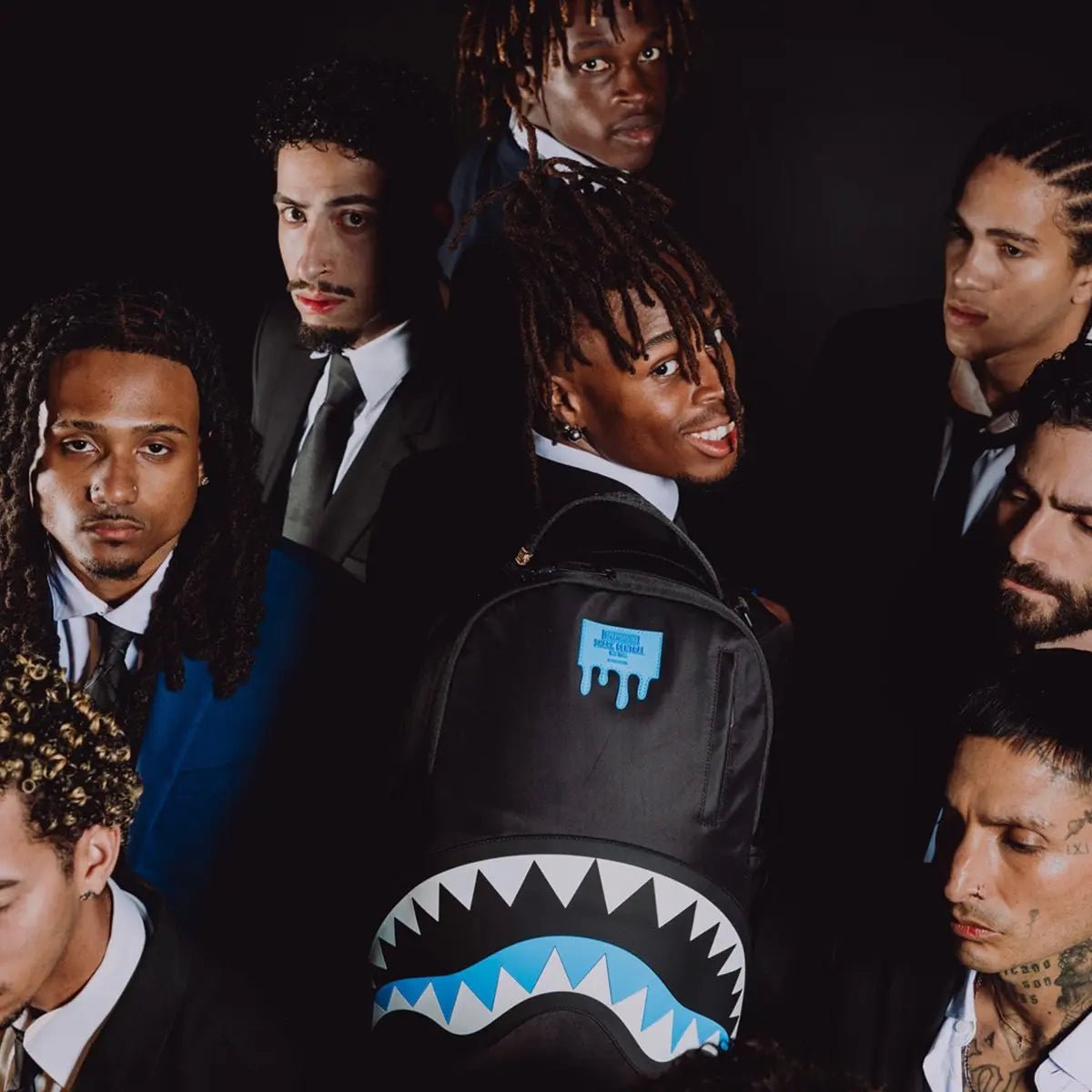 Shark Central Passport Backpack Sprayground - Tops and Bottoms USA