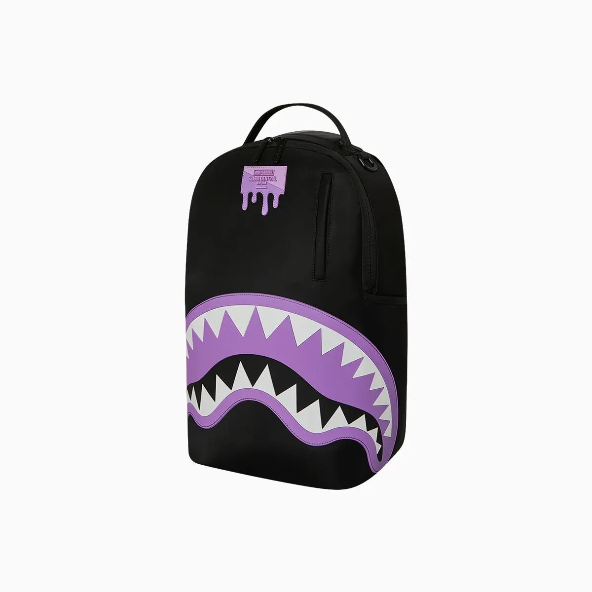 Shark Central Passport Purple Backpack Sprayground - Tops and Bottoms USA