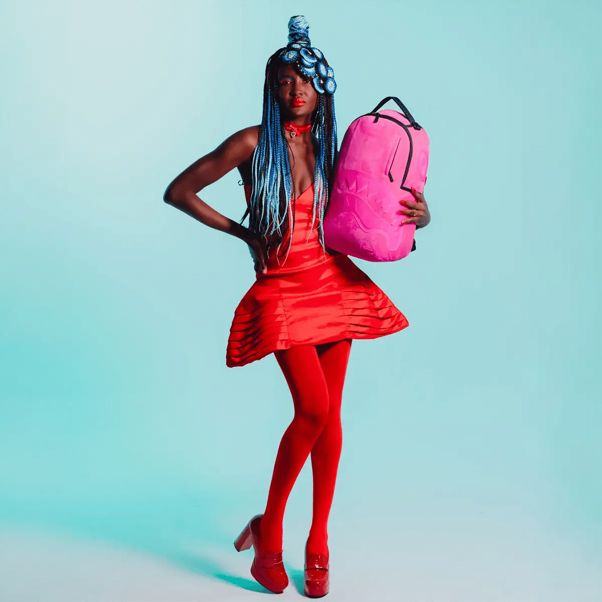 Shinobi Sharks In Paris Backpack (Hot Pink) Sprayground - Tops and Bottoms USA