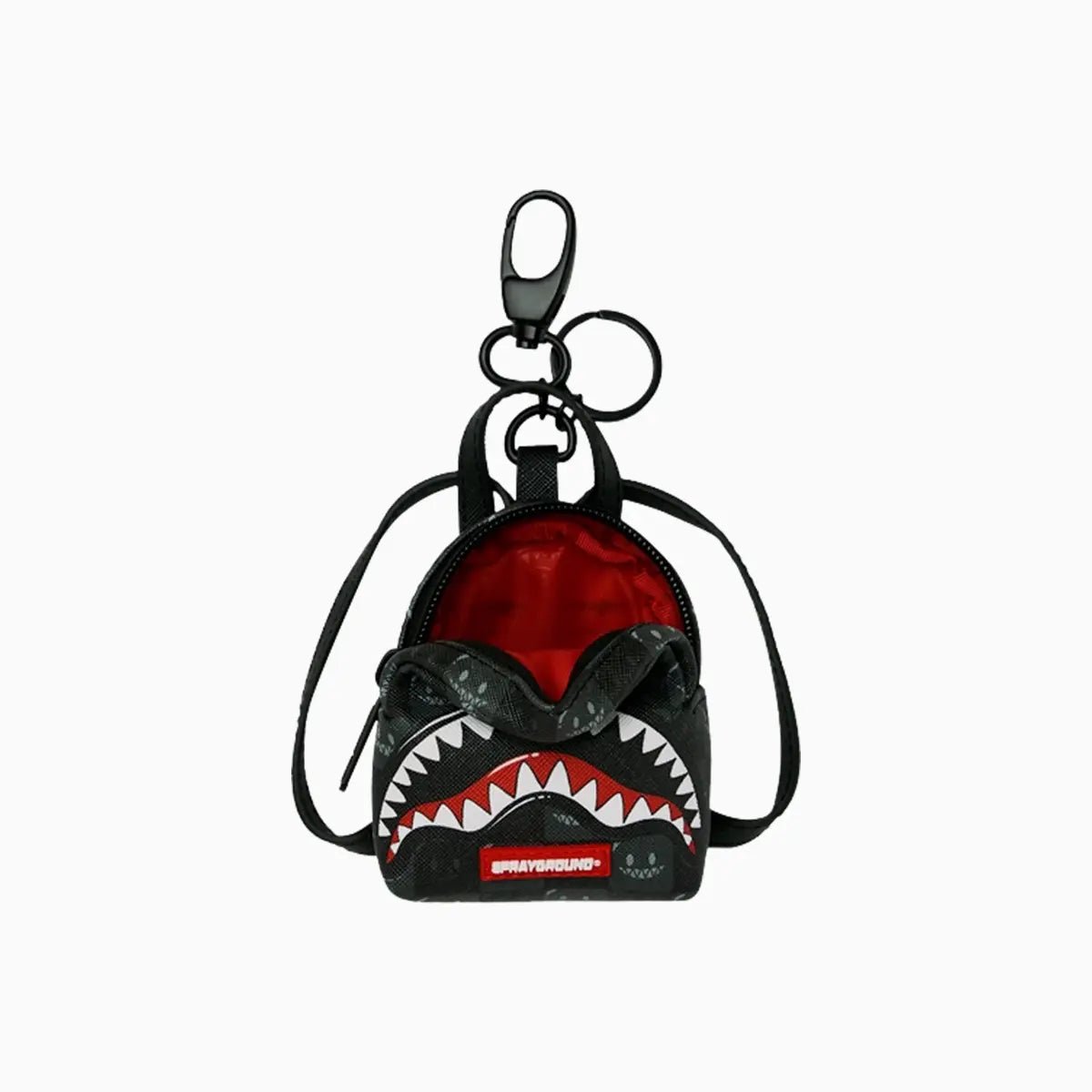 Shinobi Sharks In Paris Backpack Keychain Sprayground - Tops and Bottoms USA