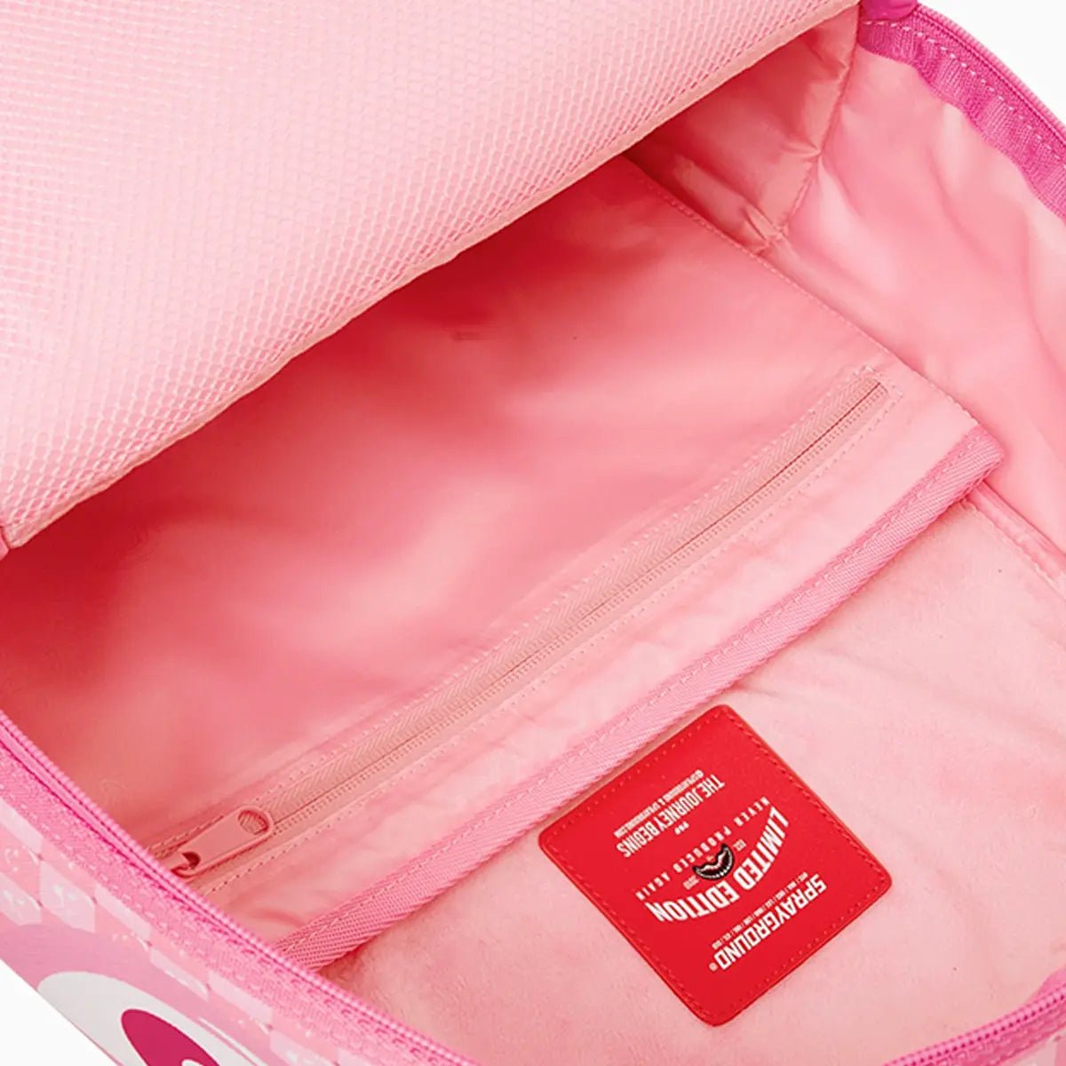 Shinobi Sharks In Paris Pink Backpack Sprayground - Tops and Bottoms USA