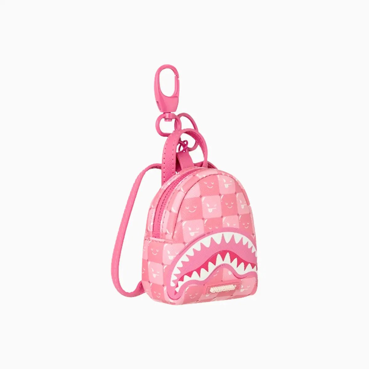 Shinobi Sharks In Paris Pink Backpack Keychain Sprayground - Tops and Bottoms USA
