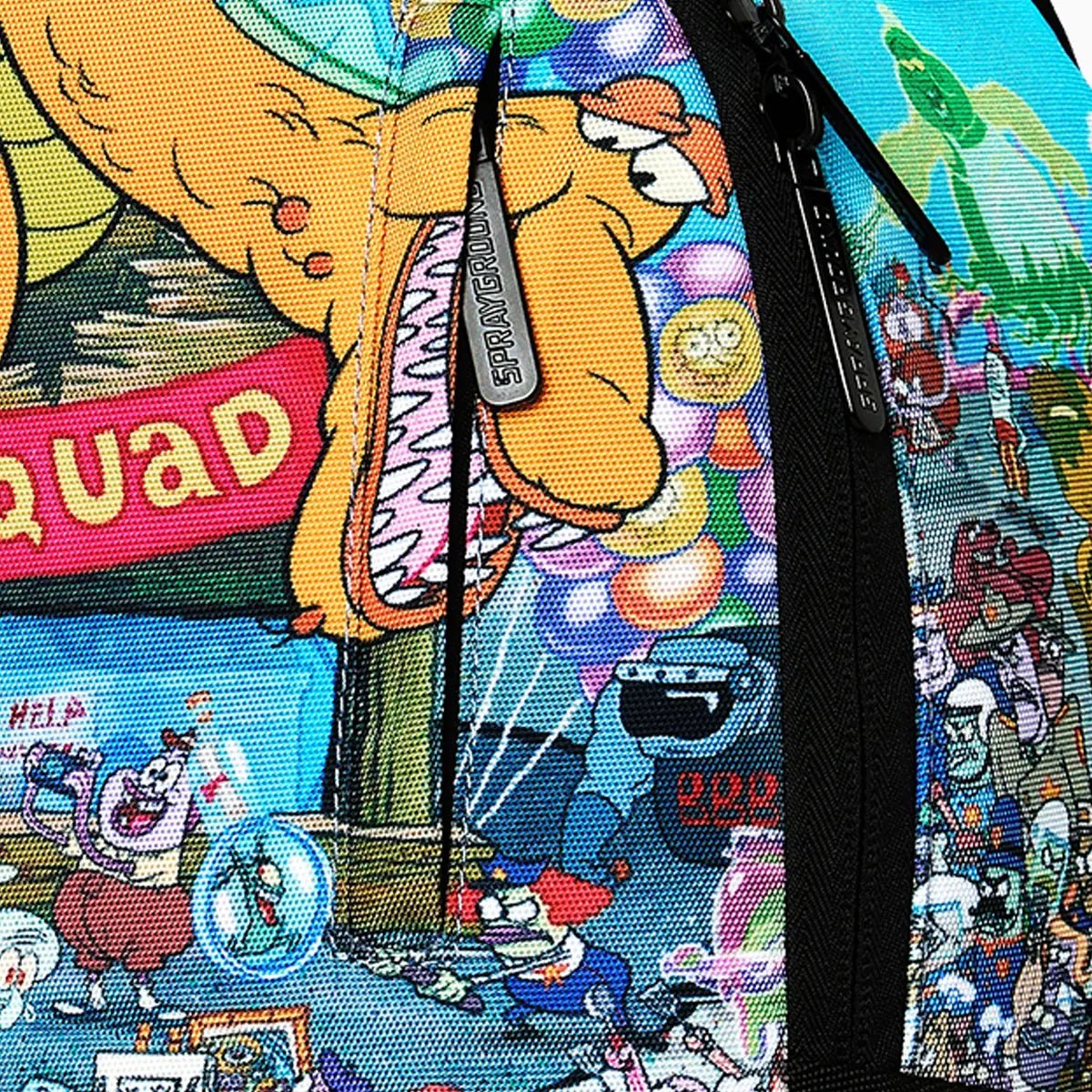 Spongebob Big Ocean Party Backpack Sprayground - Tops and Bottoms USA