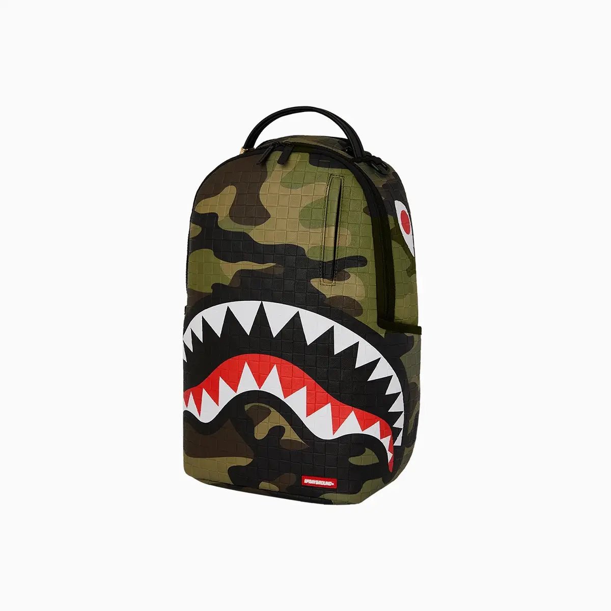 Woodland Camo Check Backpack Sprayground - Tops and Bottoms USA