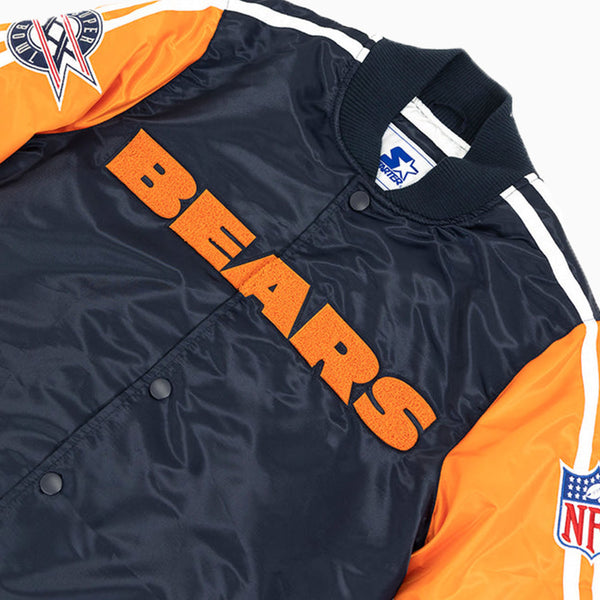 Starter Men's Chicago Bears NFL Varsity Satin Jacket