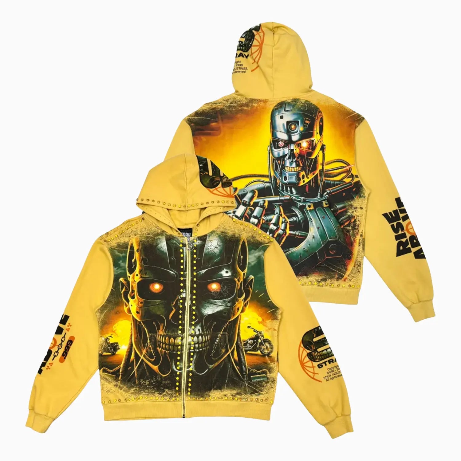 Stray Men's Robot Full-Zip Hoodie