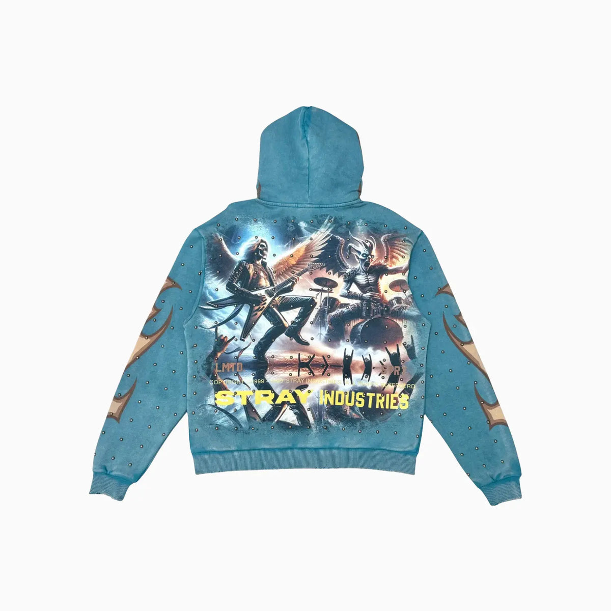 Men's Rockstar Mummy Full Zip Hoodie Stray - Tops and Bottoms USA
