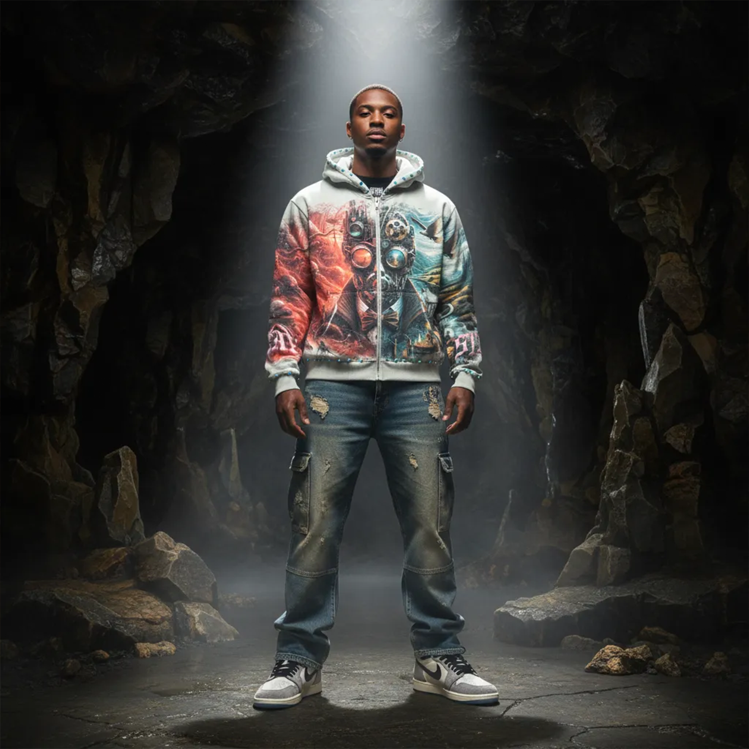 Stray Men's Stray Full Zip Hoodie
