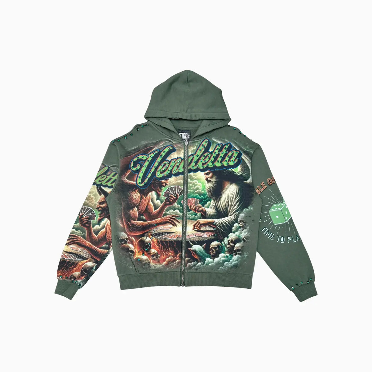 Men's Vendetta Full Zip Hoodie Stray - Tops and Bottoms USA