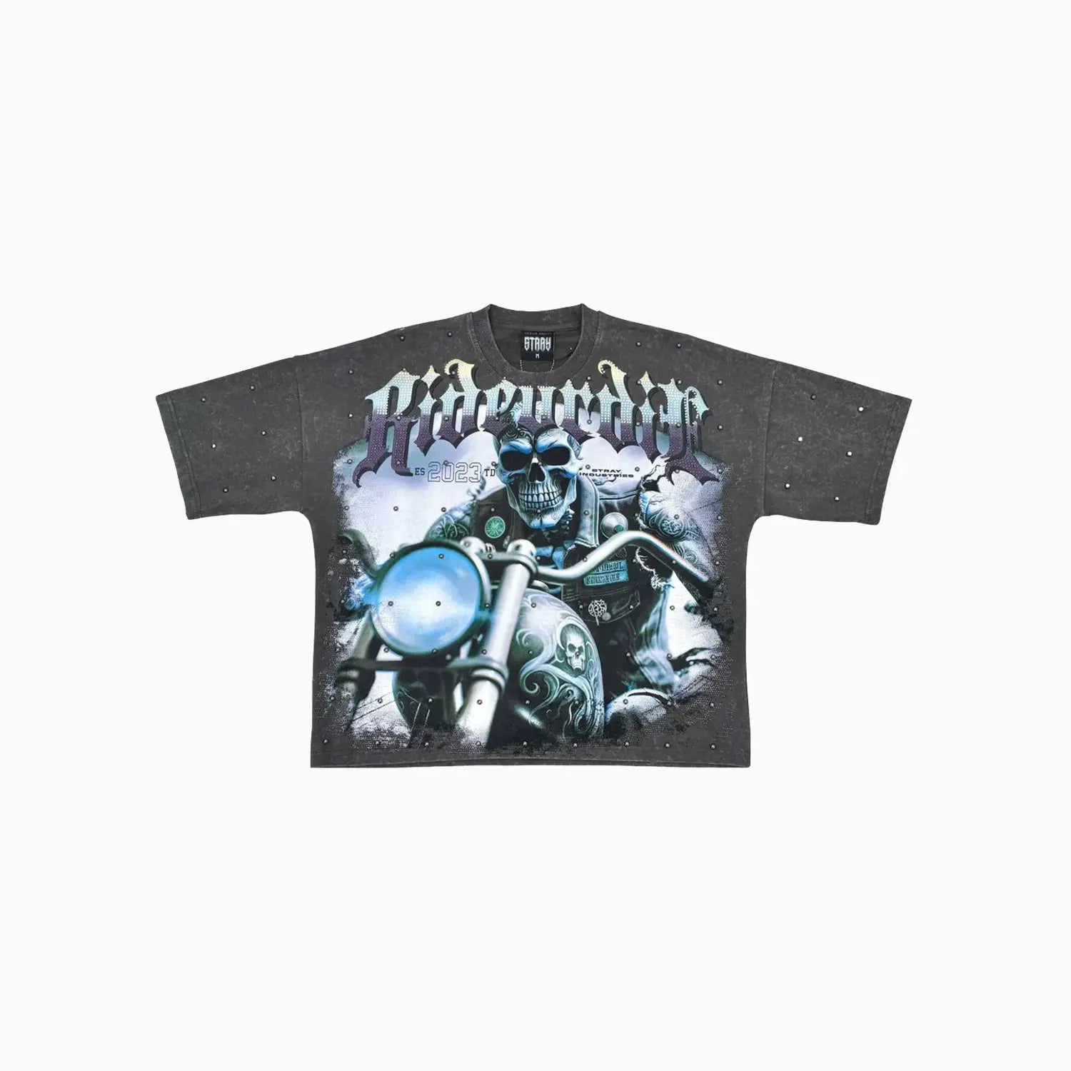 Men's Worldwide Rider Graphic Wide Crop Fit T-Shirt