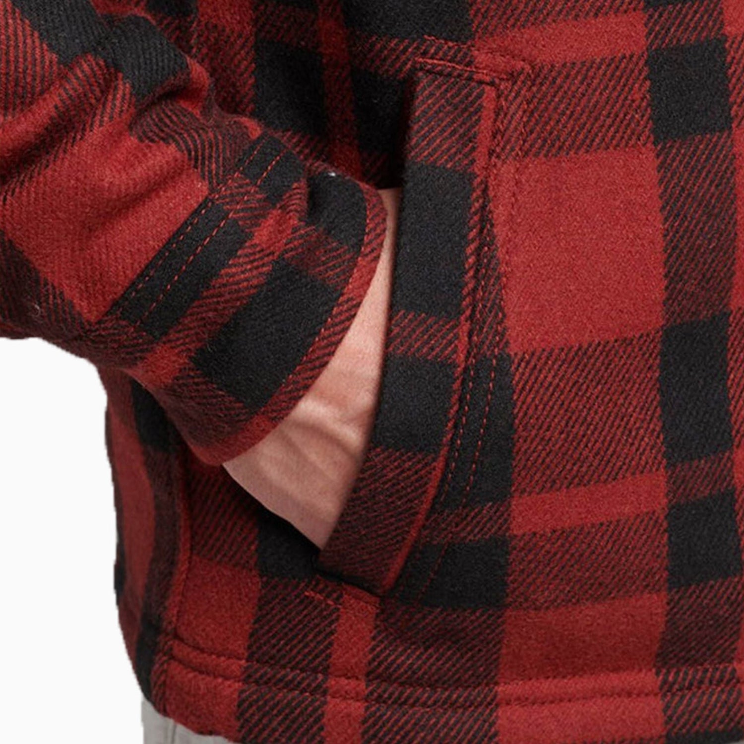 Men's D2 Vintage Wool Zip Overshirt