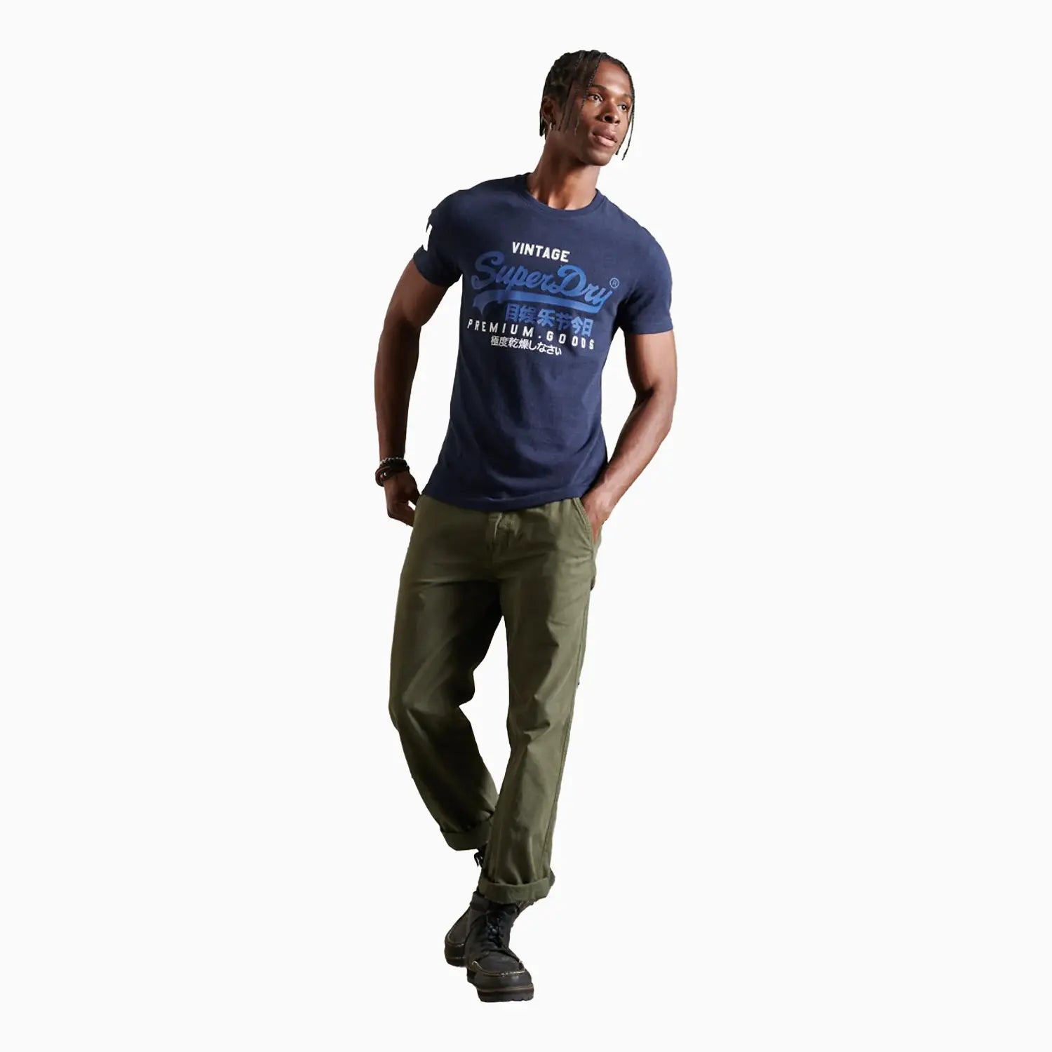 Men's Organic Cotton Classic Graphic Logo T Shirt