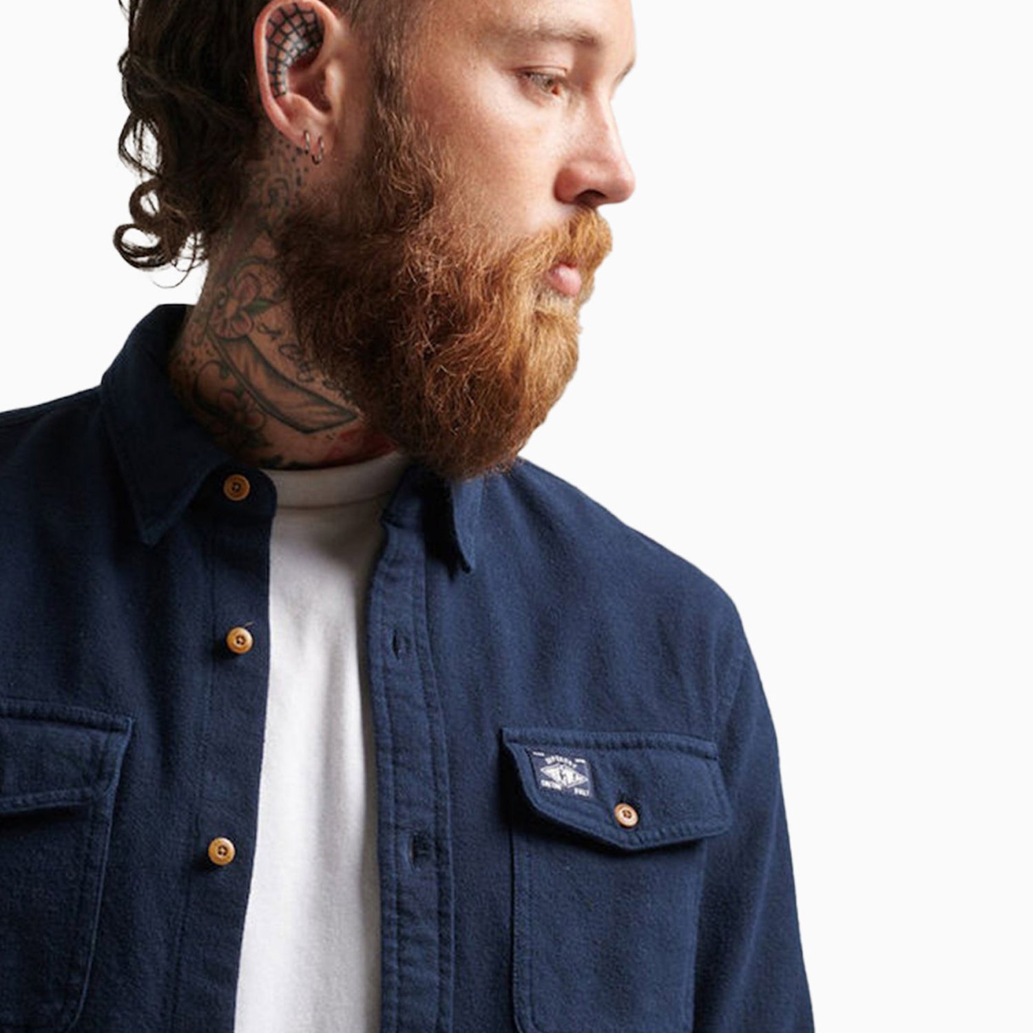 Superdry Men's Organic Cotton Trailsman Flannel Shirt