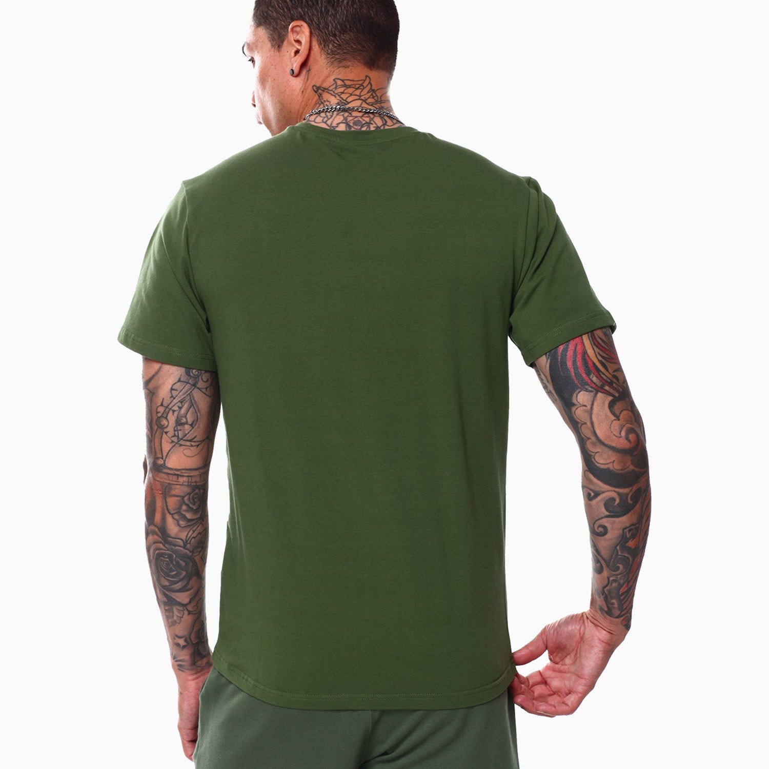 top-gun-mens-embroidered-logo-t-shirt-and-shorts-outfit-tgm2301-green