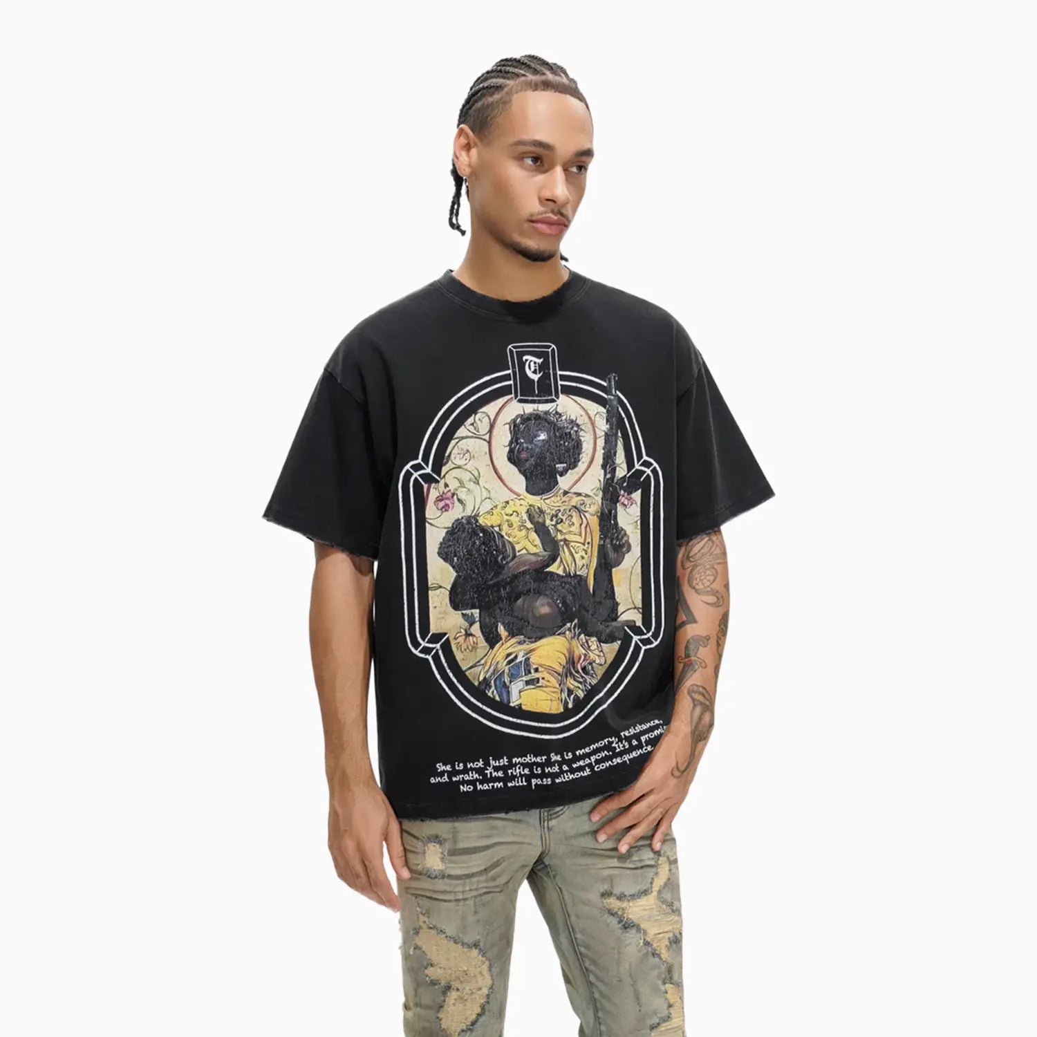 Men's JA'ZHYA DOPSON" Black T-Shirt