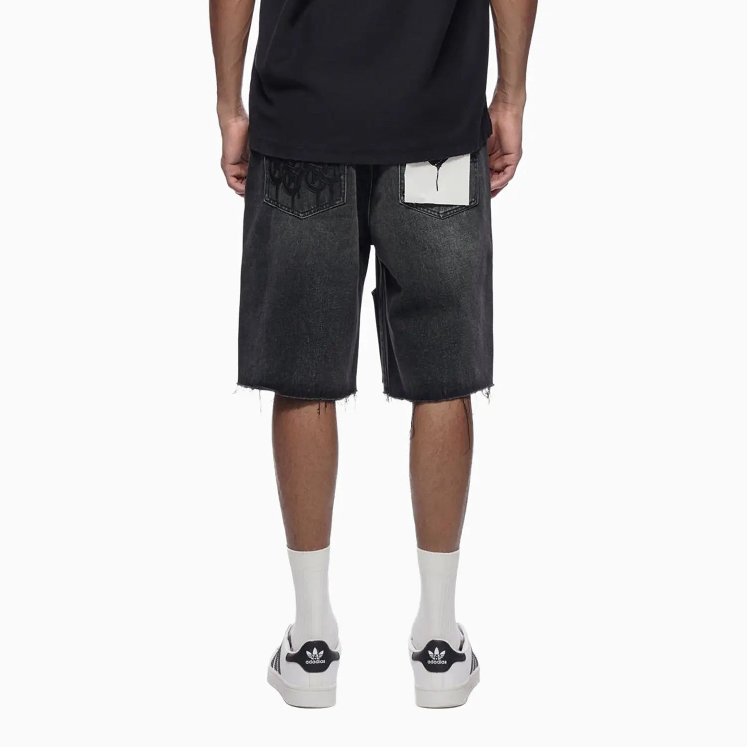 Men's Trnchs Script Denim Shorts Trnchs - Tops and Bottoms USA