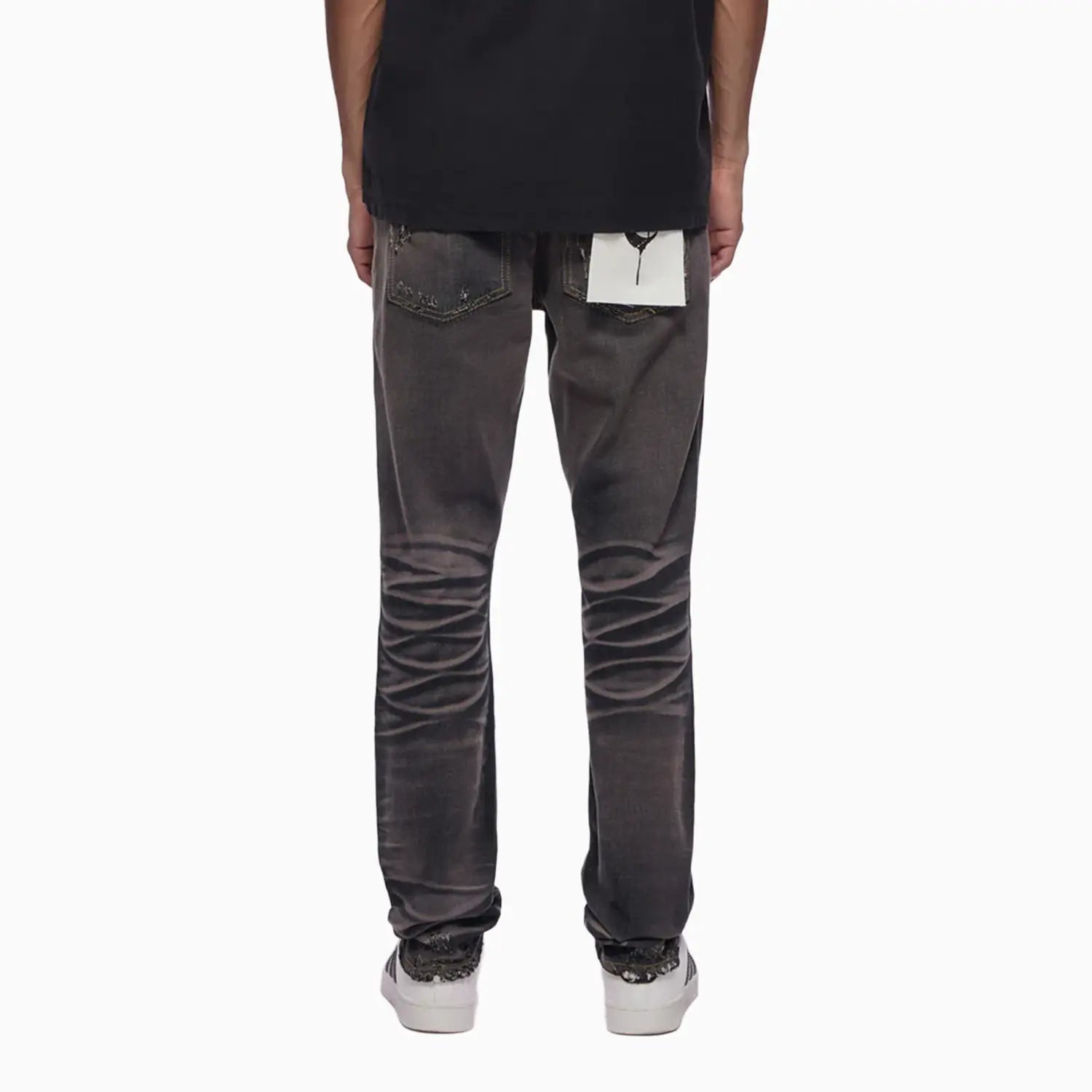 Men's TYRANT Black Wash Straight Denim Pant