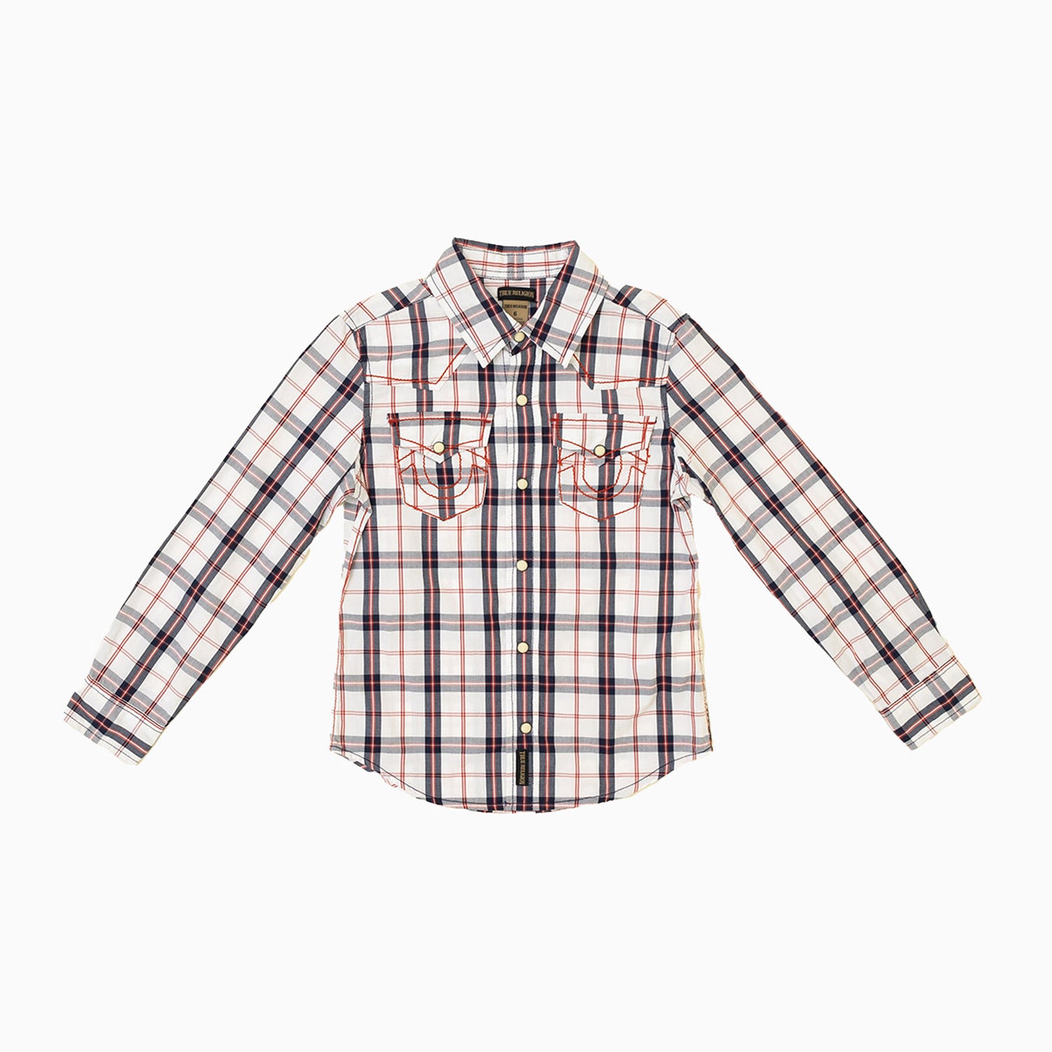 Kid's Tr Plaid Woven Shirt