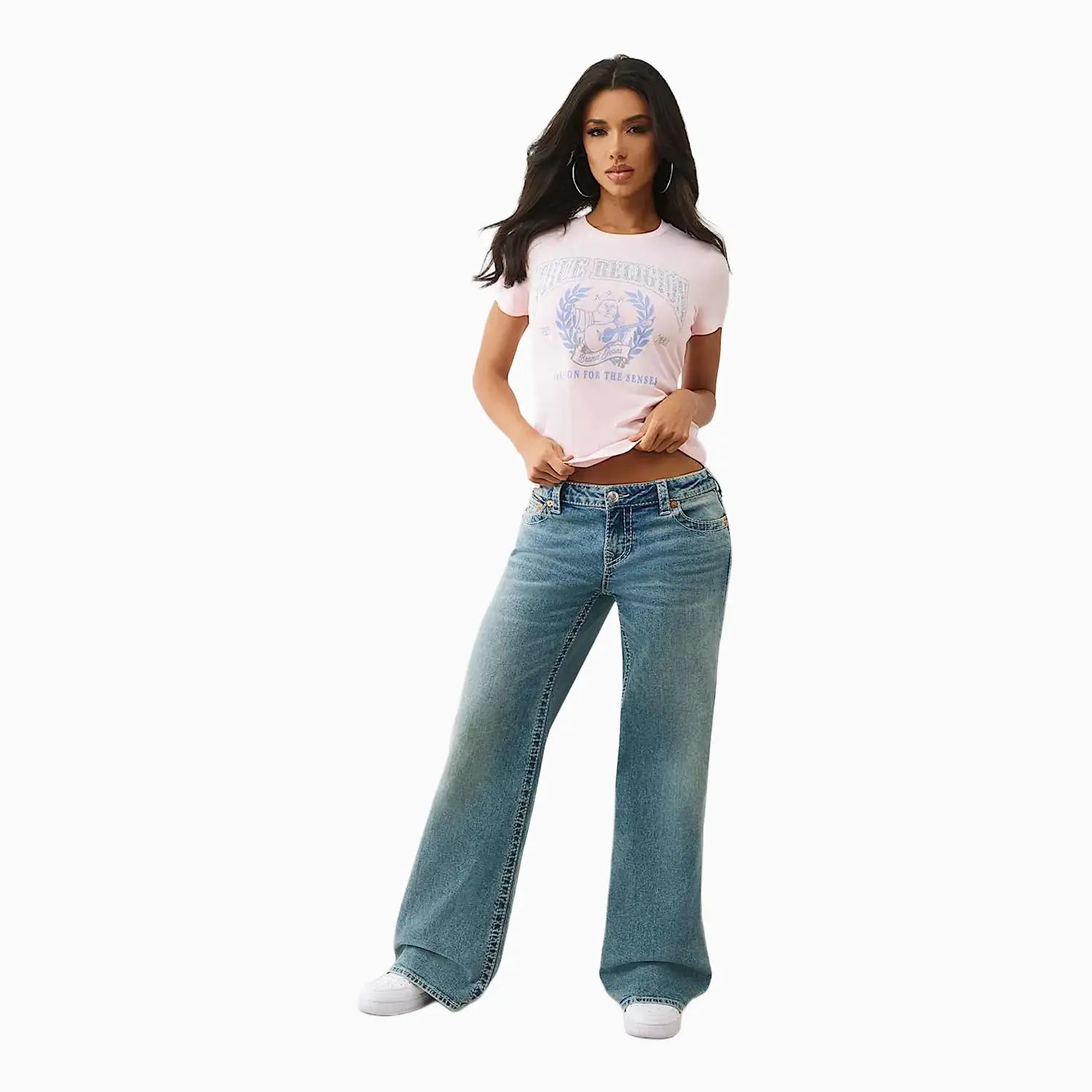 Women's Crystal Buddha Crest T-Shirt