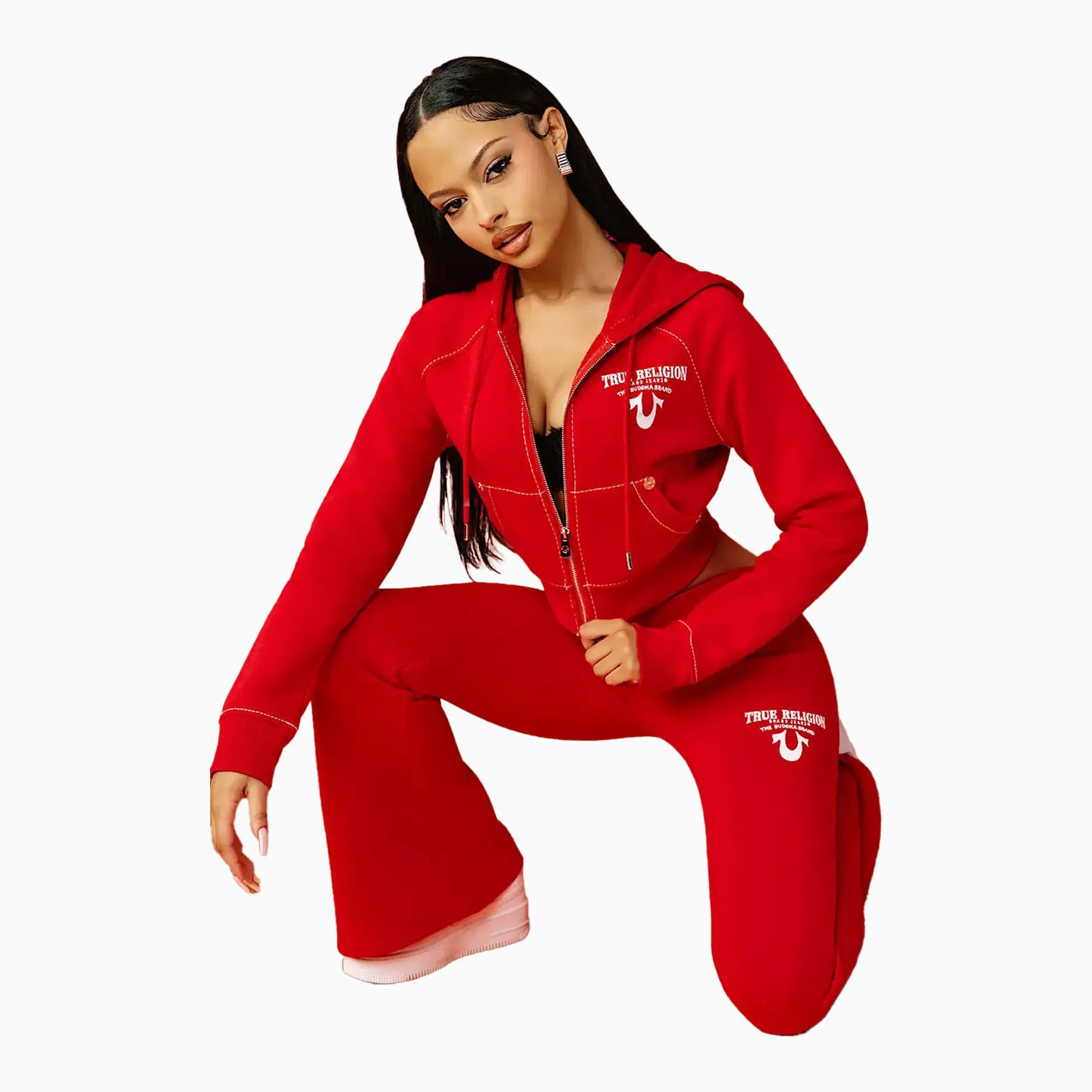 Women's Crystal Wing Big T Outfit