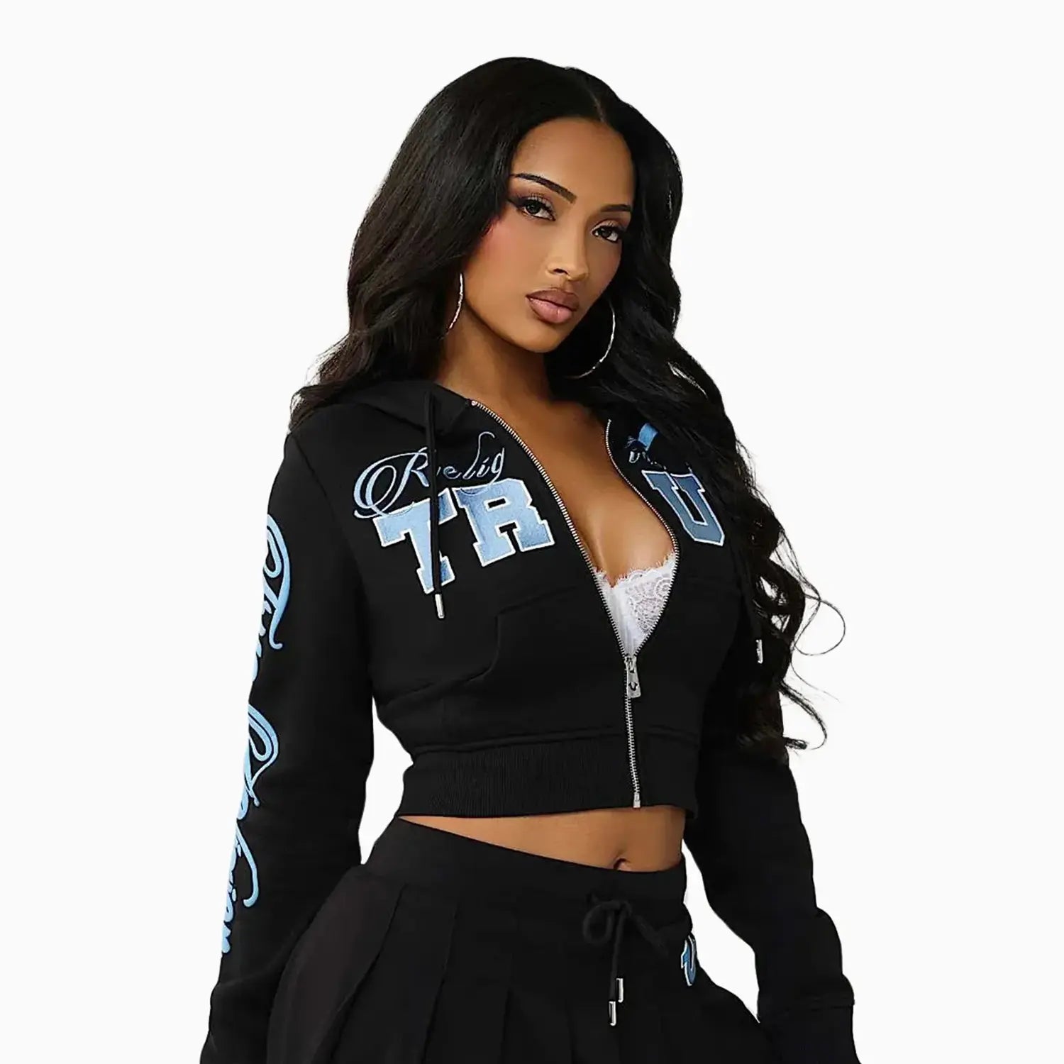 Women's Embroidered Shrunkn Outfit