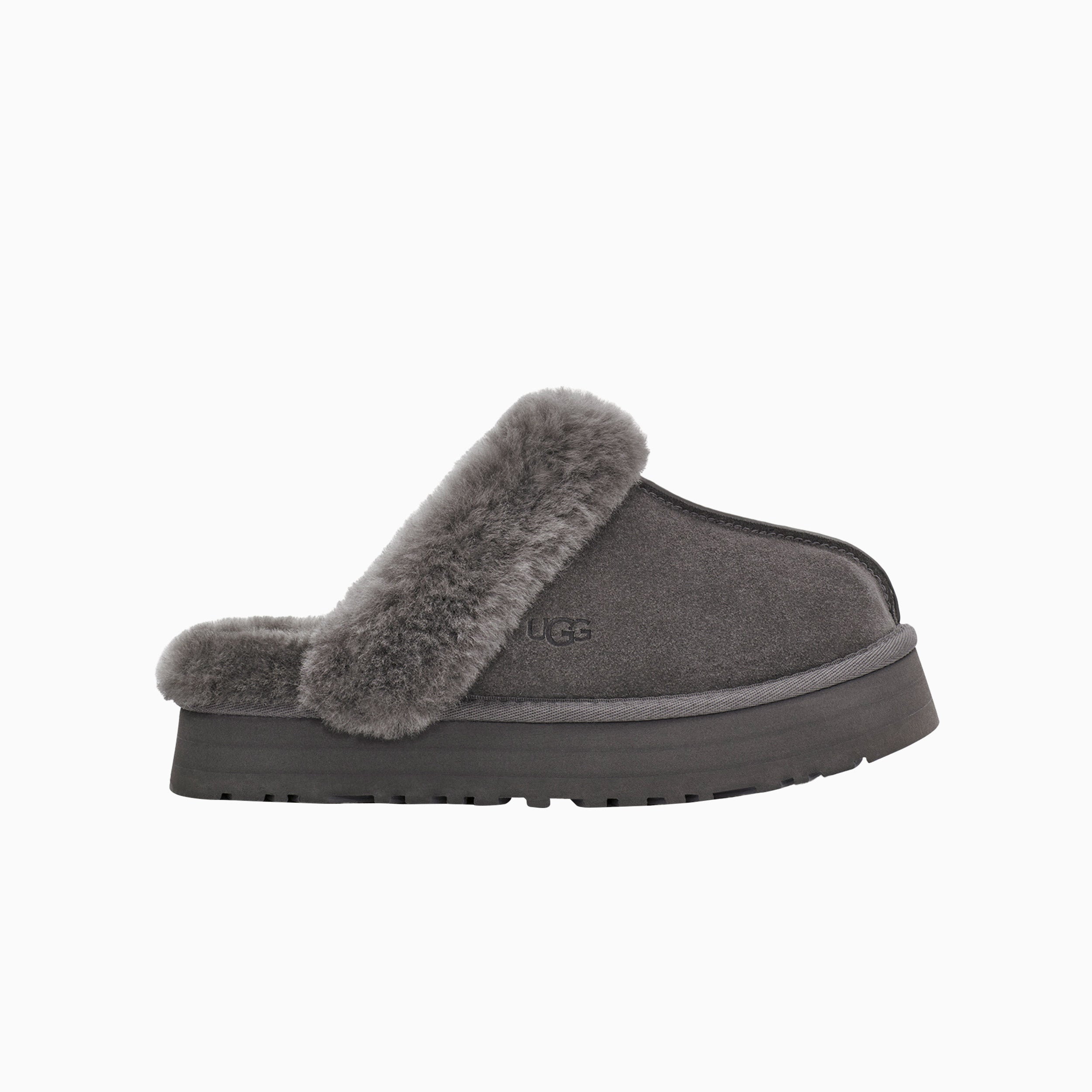 UGG Women's Disquette Slides Charcoal